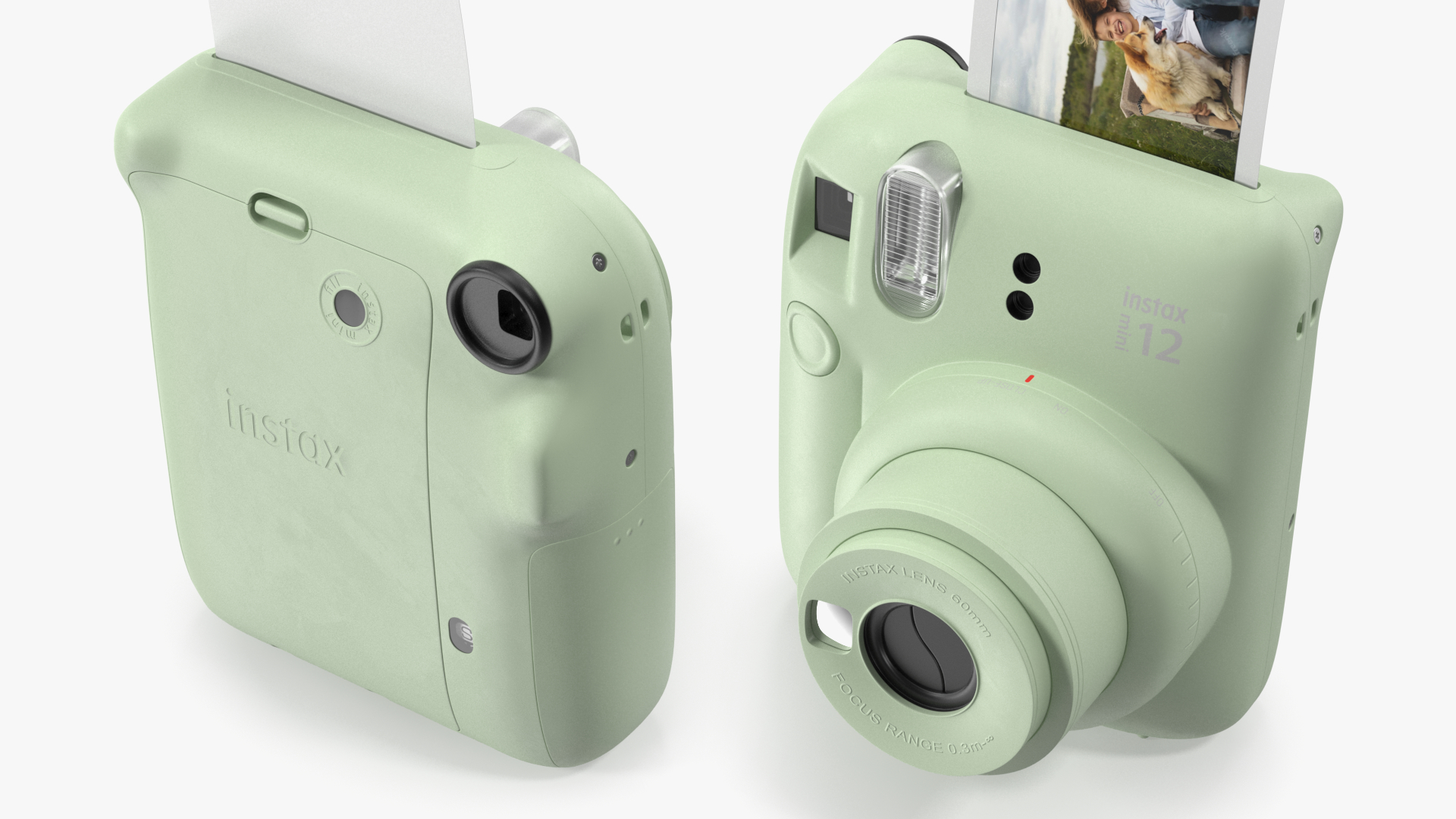 3D Fujifilm INSTAX Mini 12 Camera Mint Green