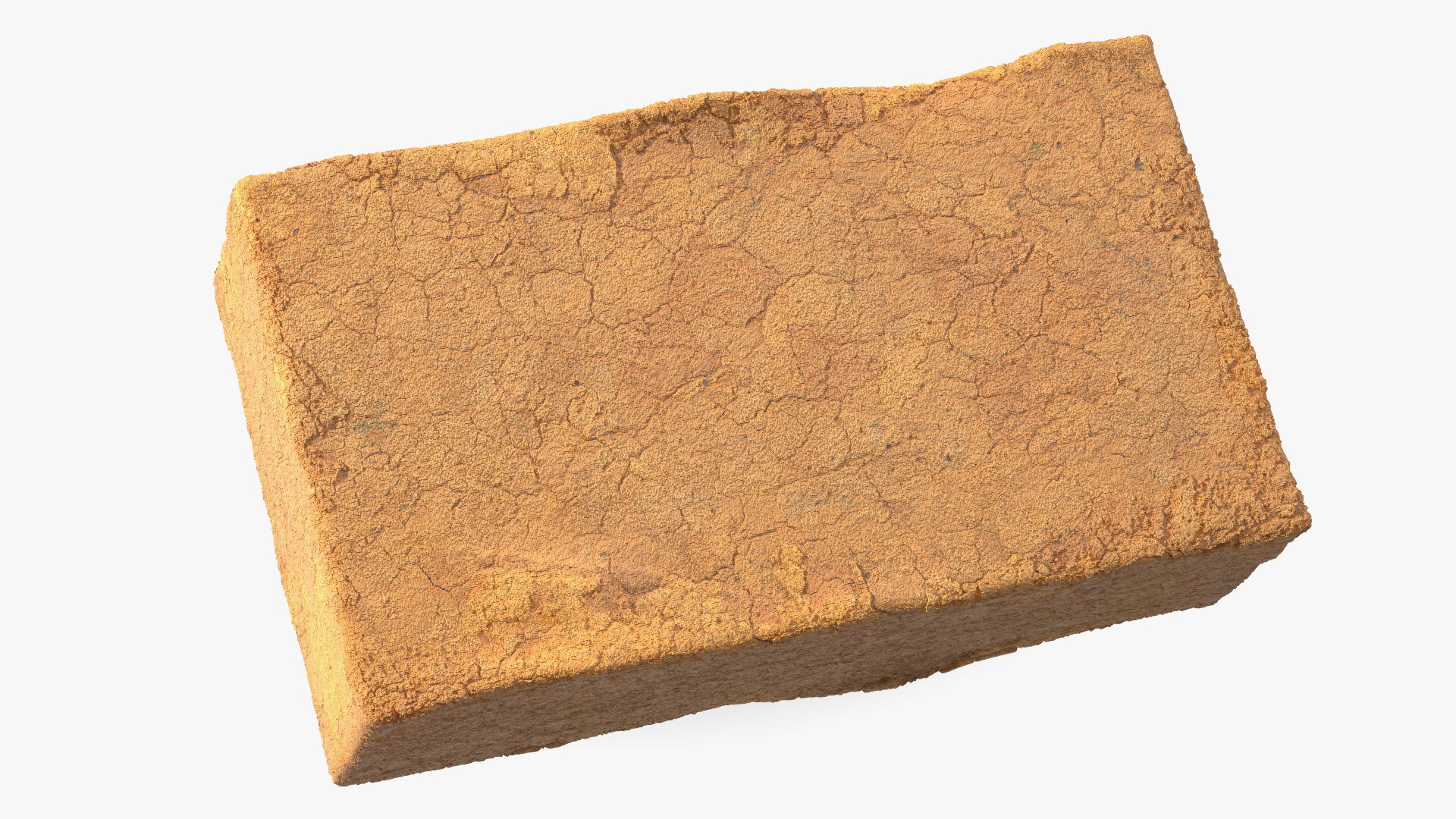 Handmade Clay Brick 3D model