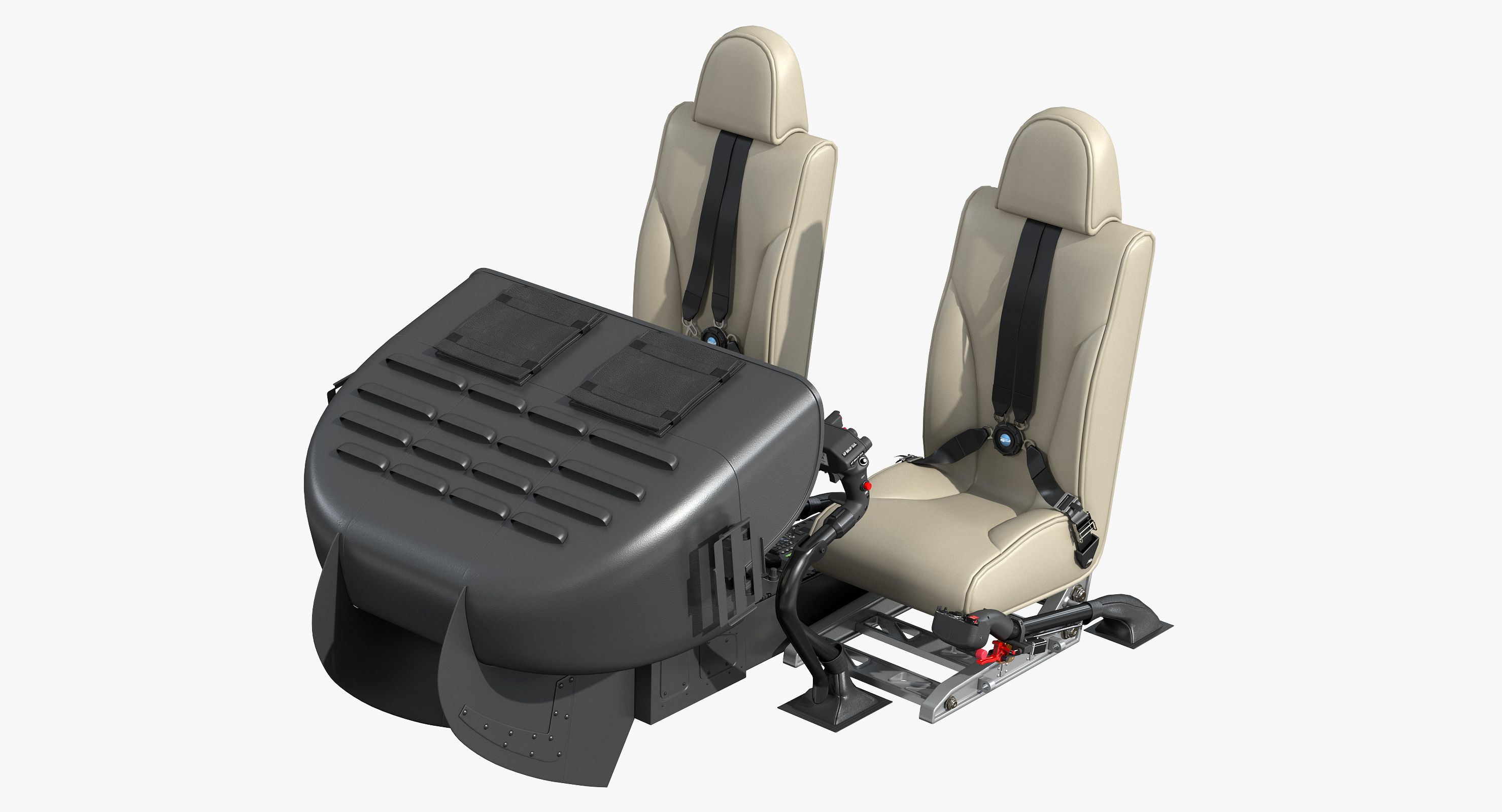 3D model Airbus H145 Helicopter Cockpit