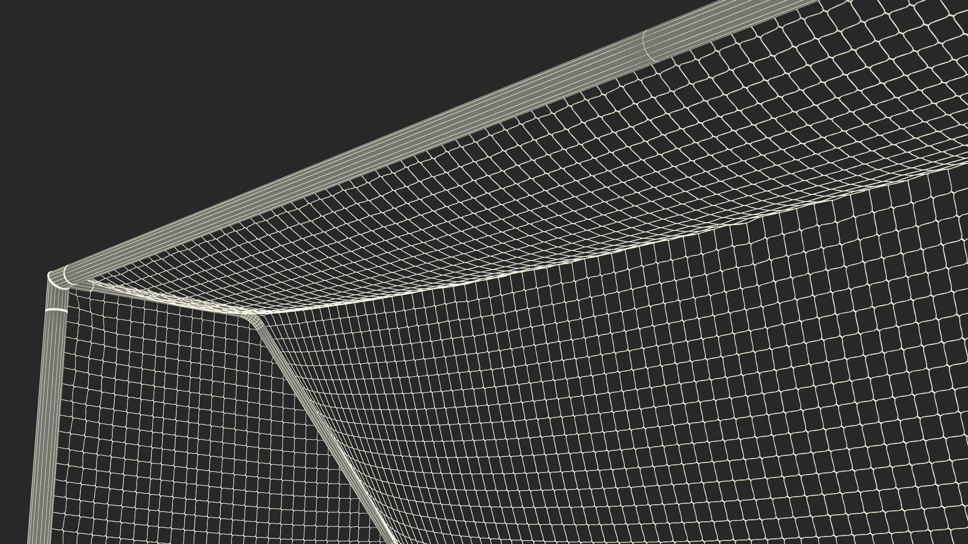 3D model Soccer Goal Net