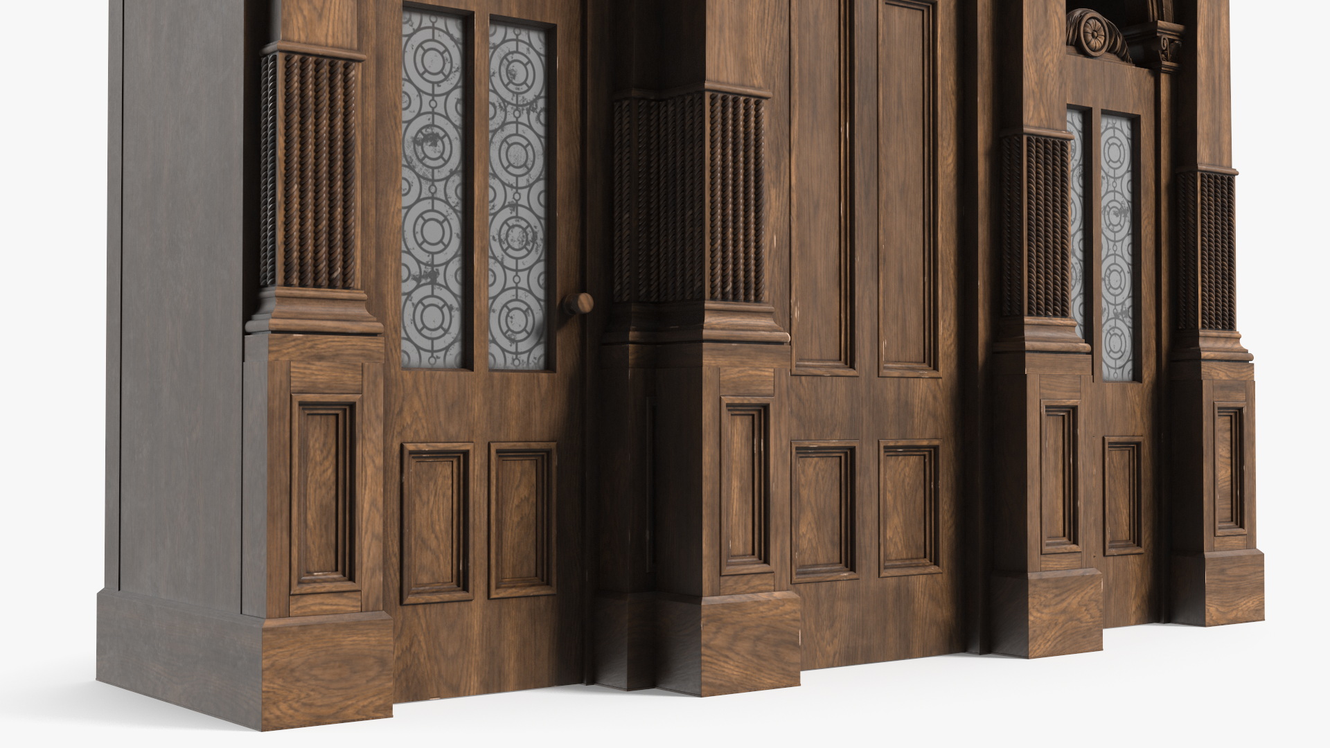 3D Confessional Booth model