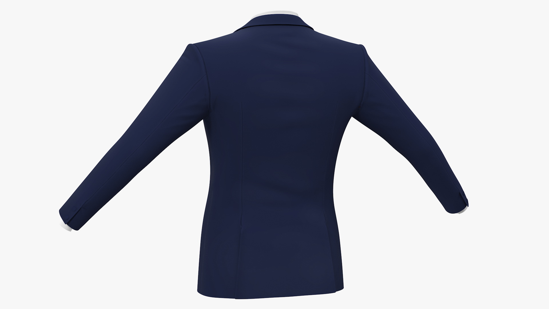 3D Tuxedo Blue Jacket model