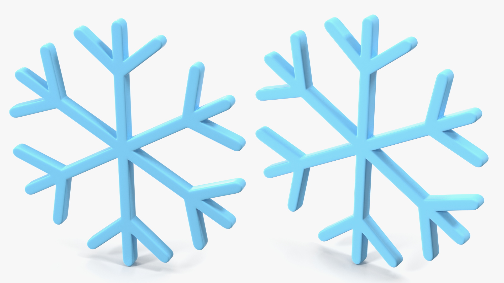 3D model Snowflake Emoji