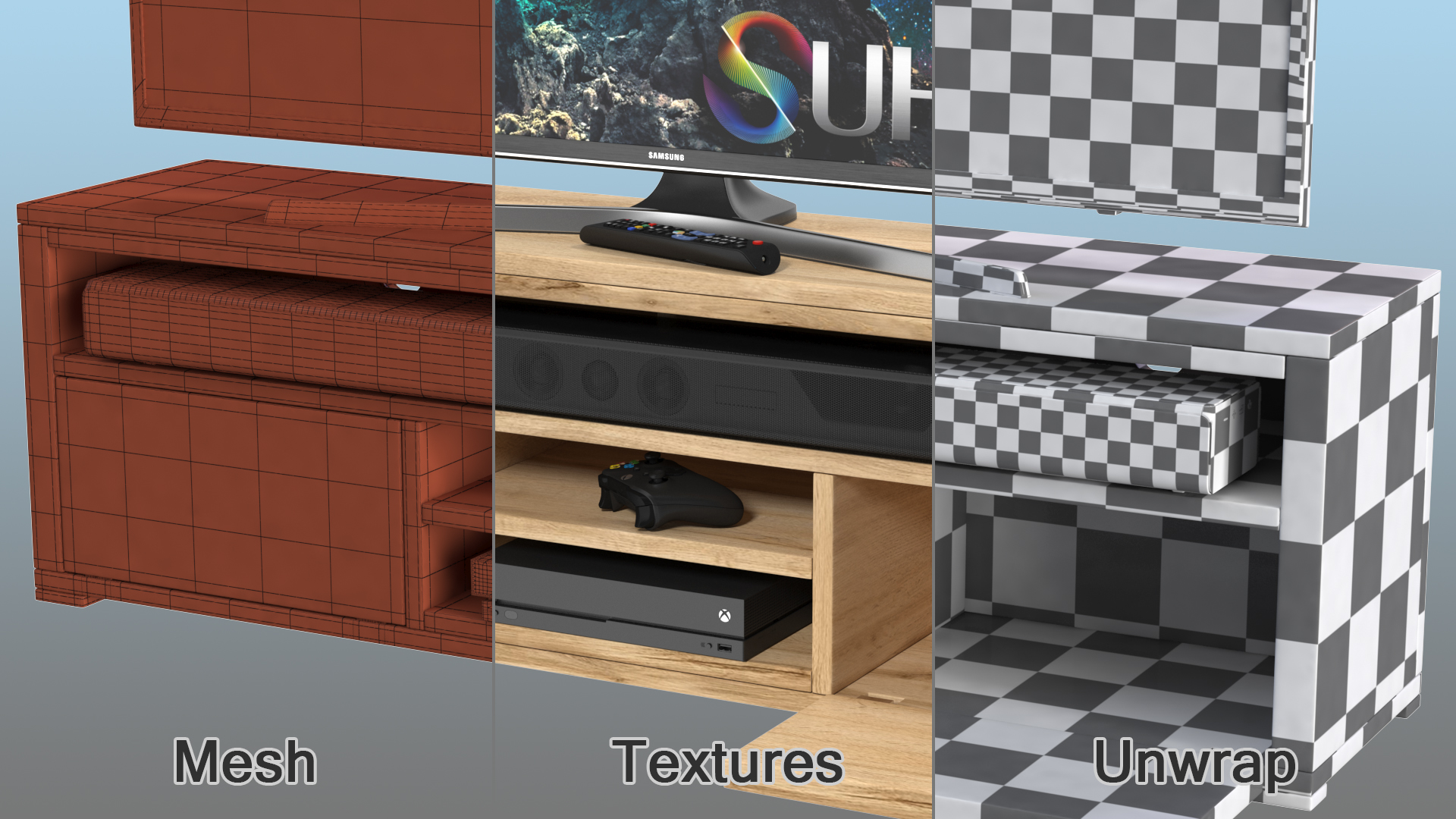 Modern TV Cabinet 3D