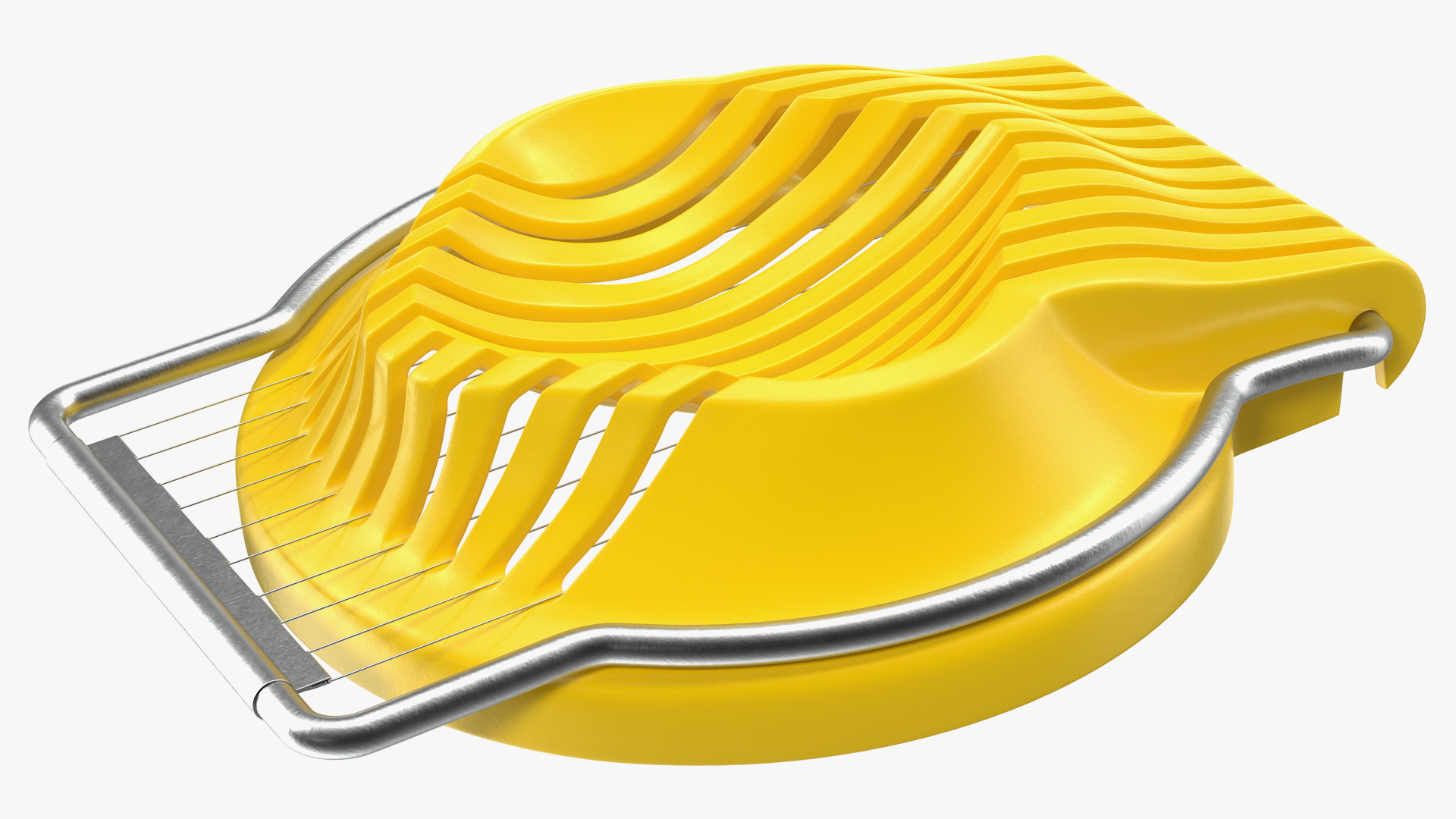 Egg Slicer with Stainless Steel Wires 3D