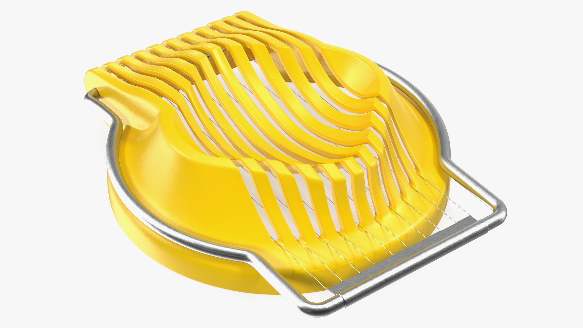 Egg Slicer with Stainless Steel Wires 3D