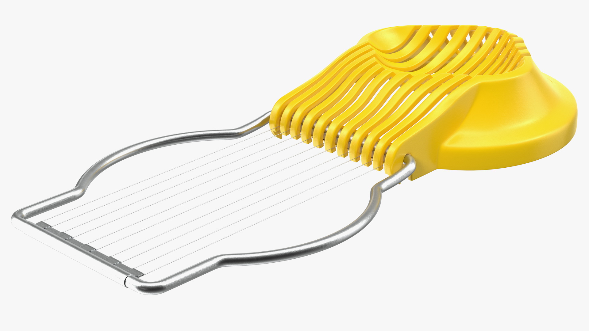 Egg Slicer with Stainless Steel Wires 3D