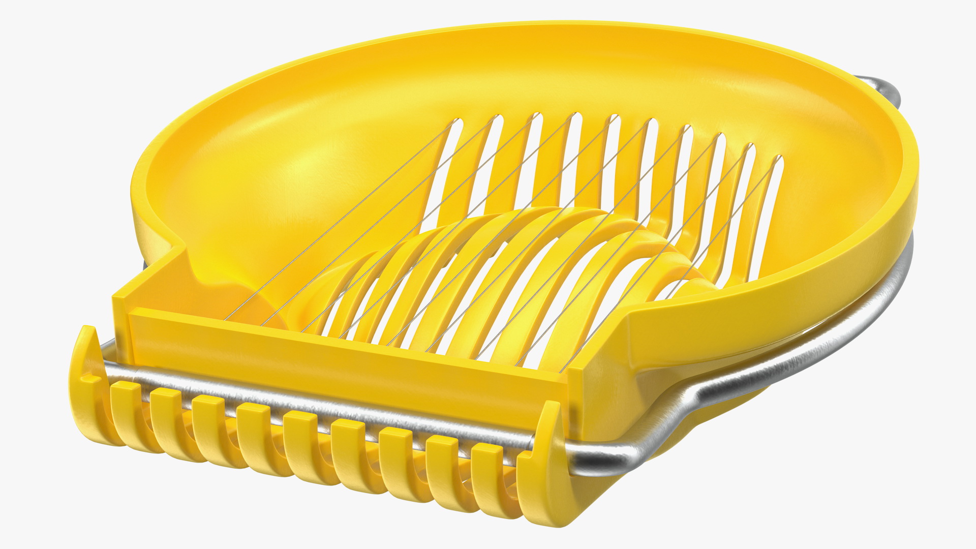 Egg Slicer with Stainless Steel Wires 3D