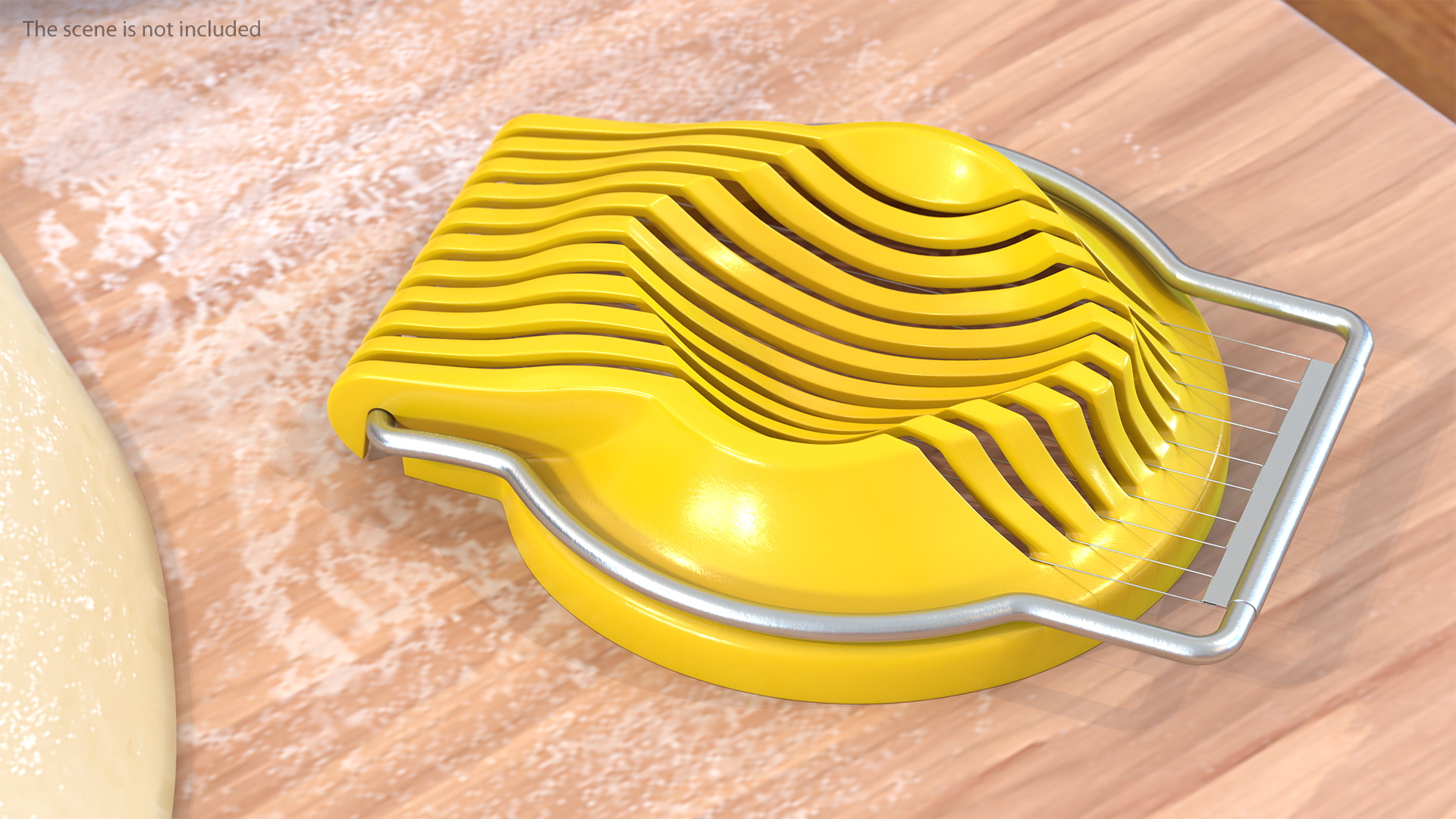 Egg Slicer with Stainless Steel Wires 3D