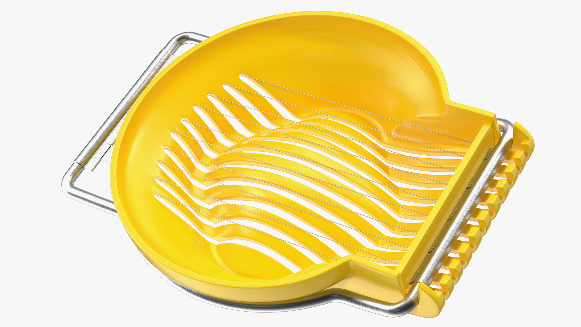 Egg Slicer with Stainless Steel Wires 3D