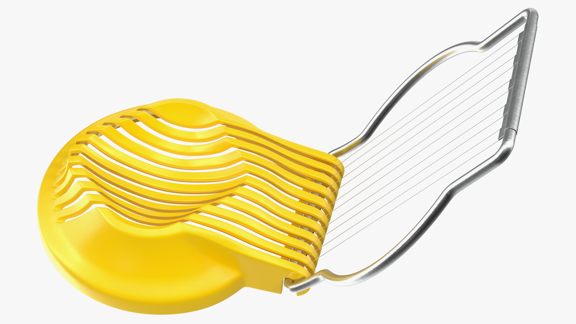 Egg Slicer with Stainless Steel Wires 3D