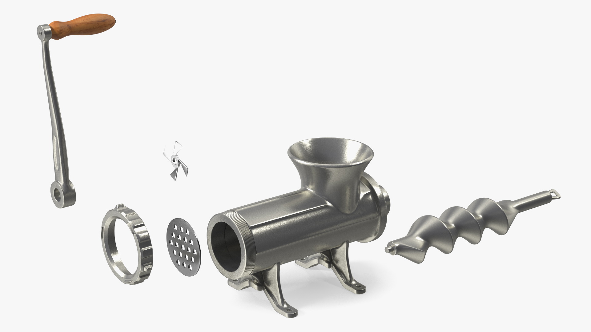 3D model Heavy Duty Manual Meat Grinder