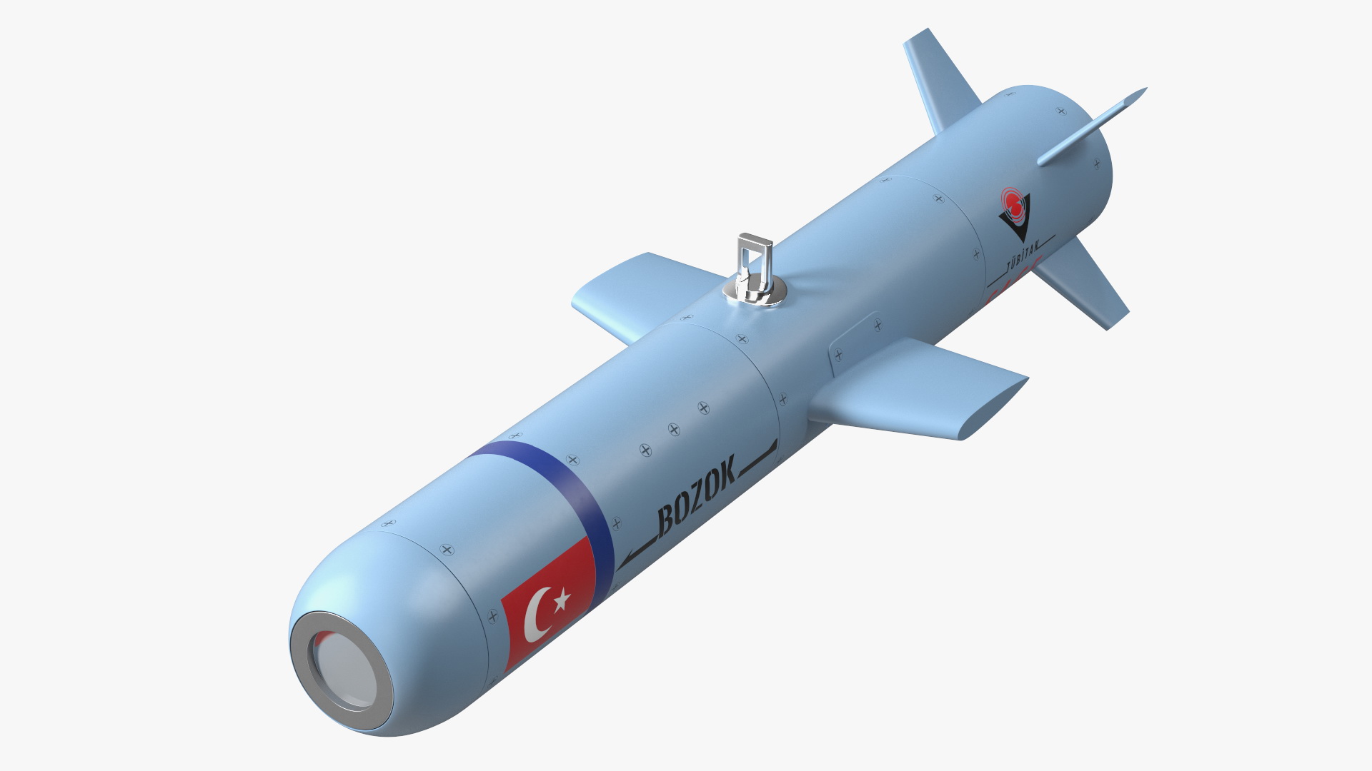 3D model Bozok Laser Guided Rocket