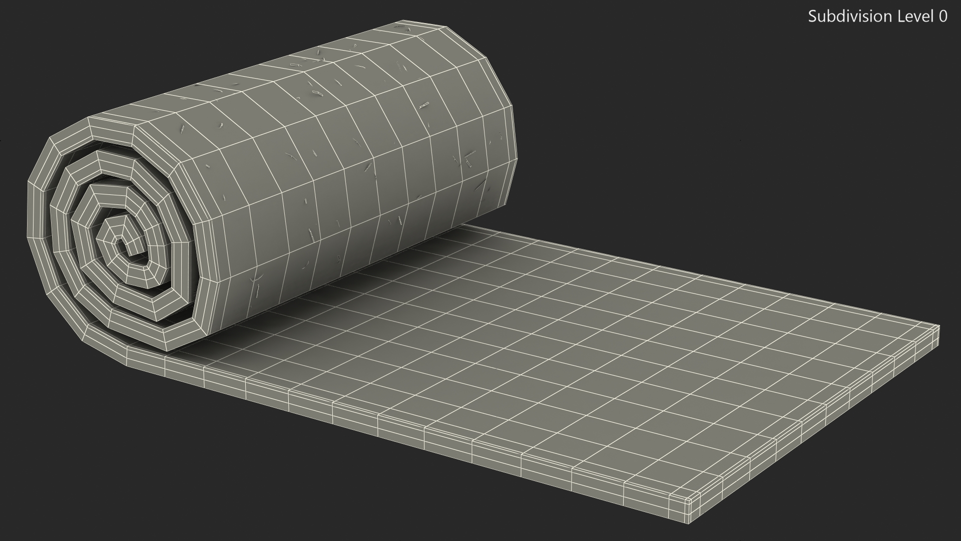 3D Lawn Turf Roll fur model