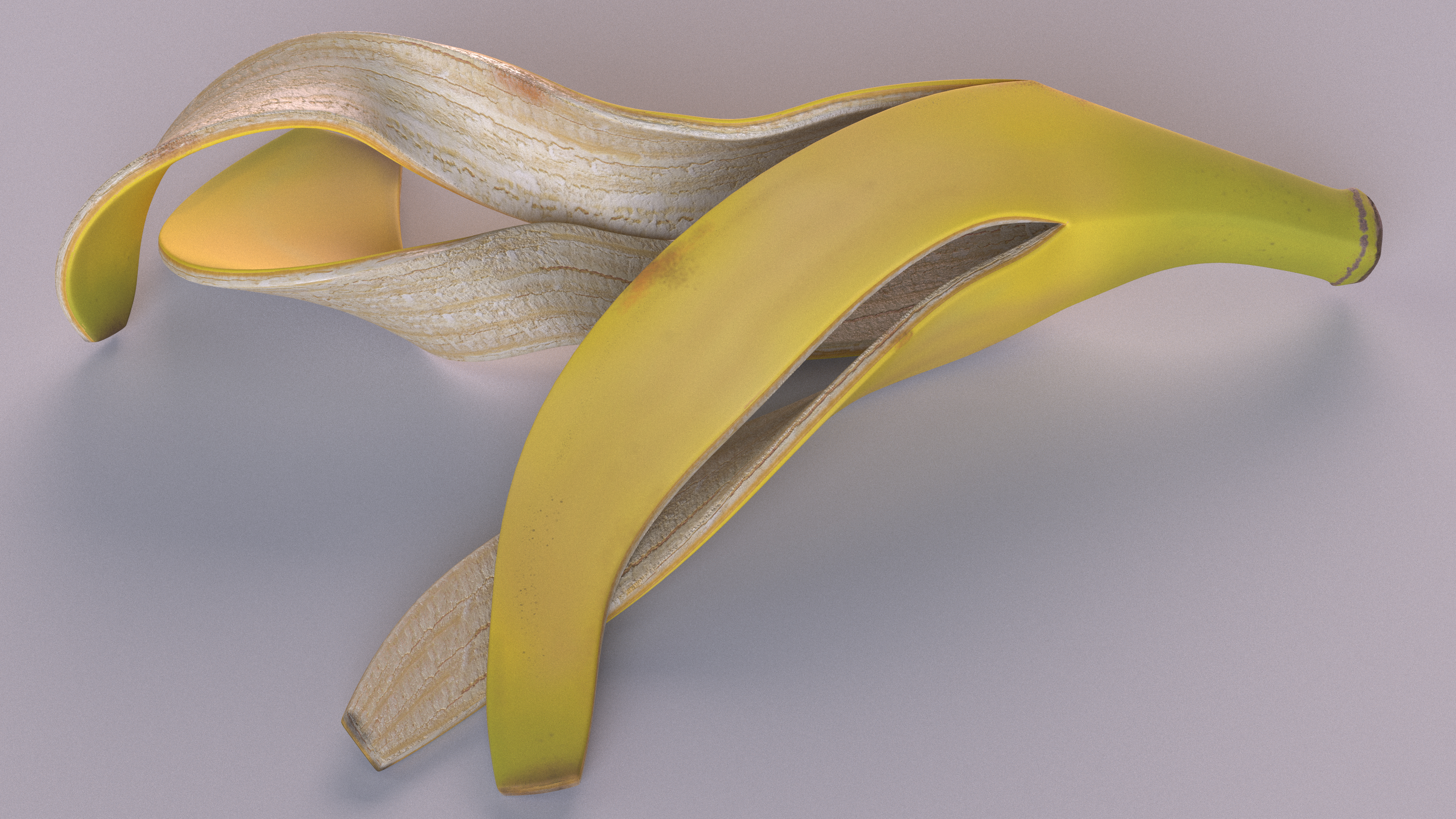 3D Banana Rind