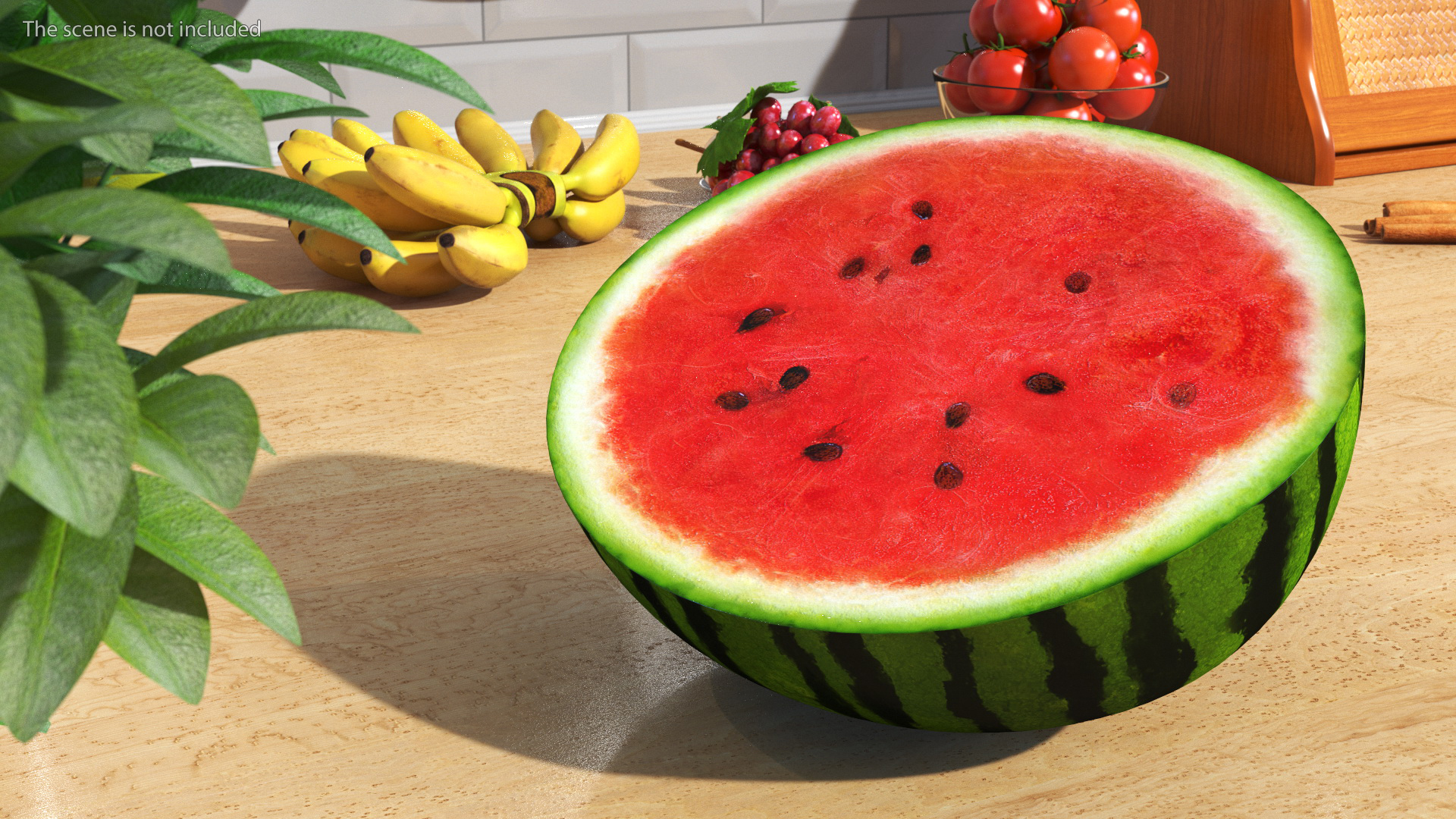 3D model Half Watermelon