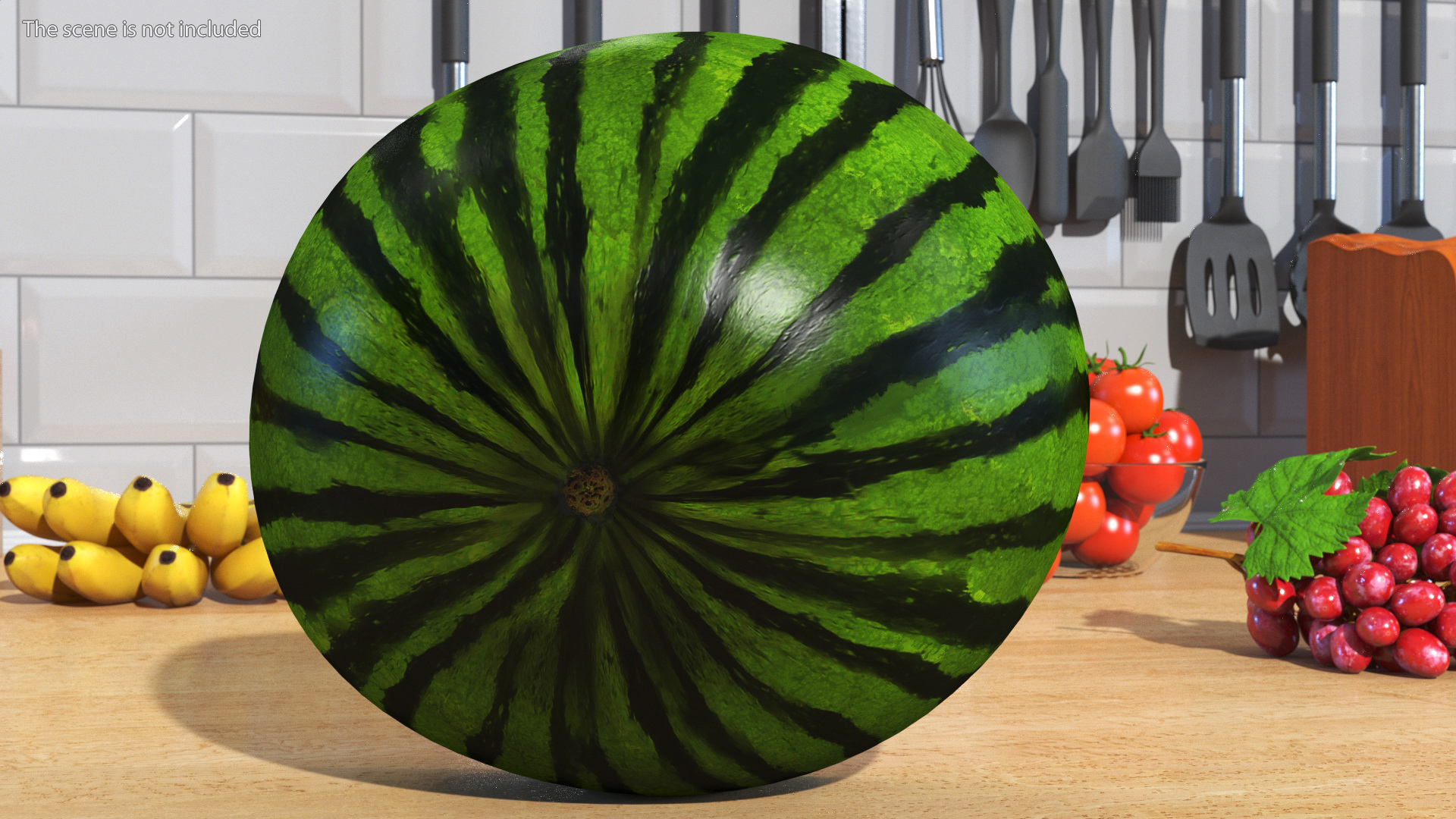 3D model Half Watermelon