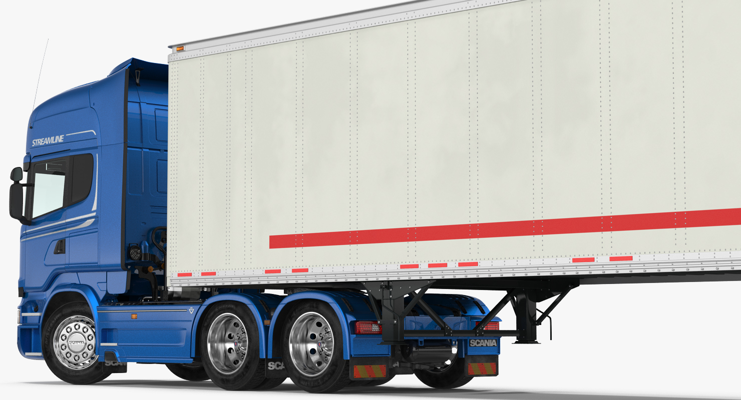 3D Scania Streamline Trailer Truck