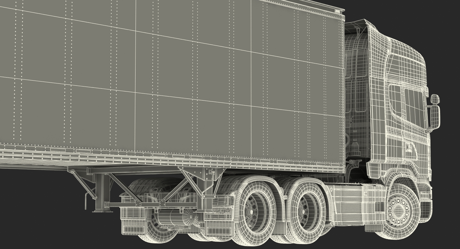 3D Scania Streamline Trailer Truck