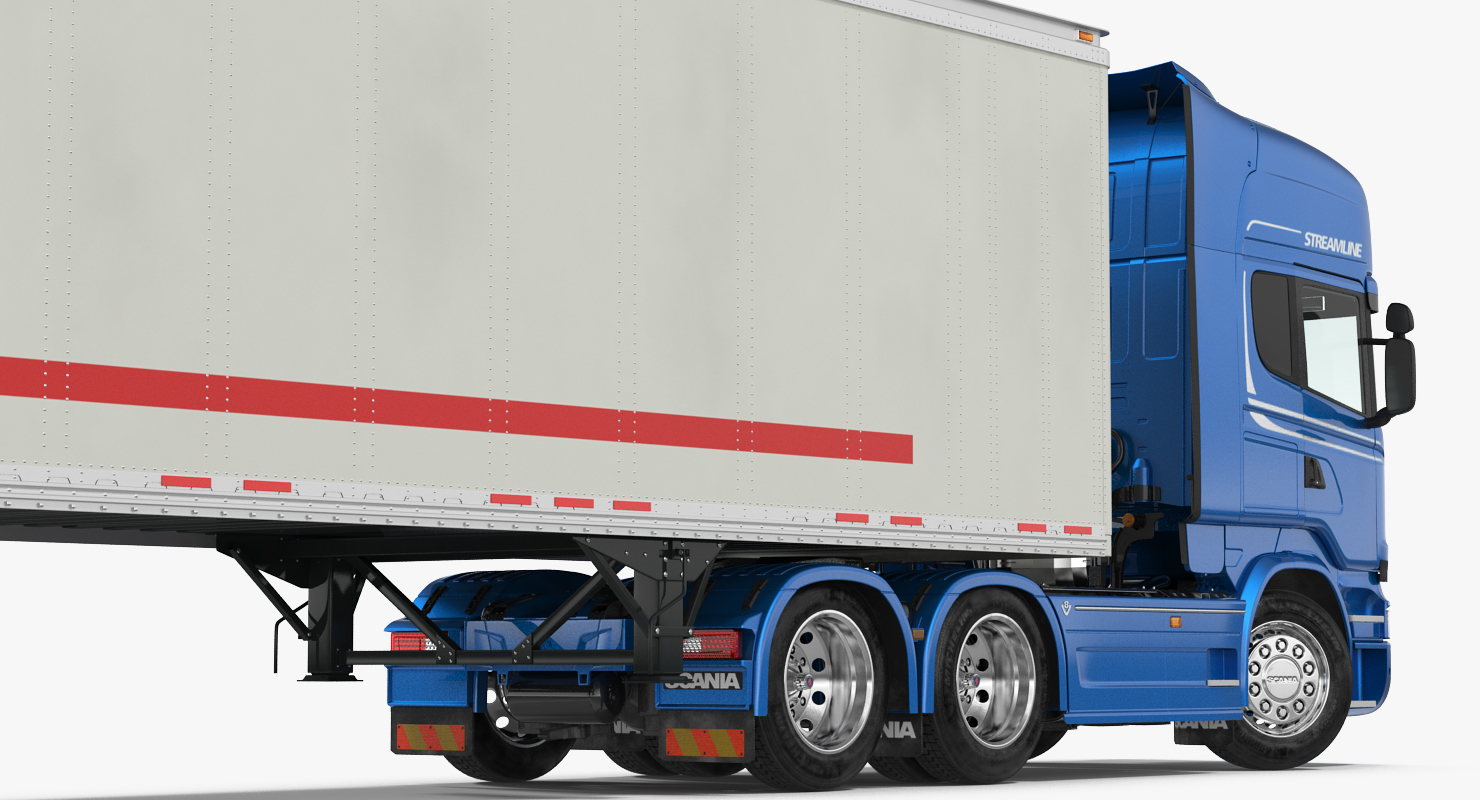 3D Scania Streamline Trailer Truck