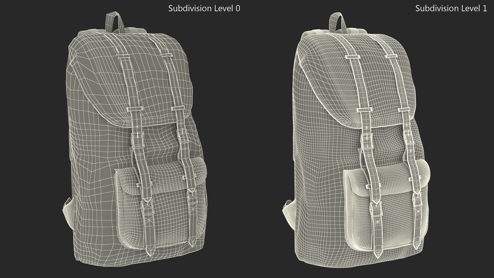 Classic Urban Backpack 3D