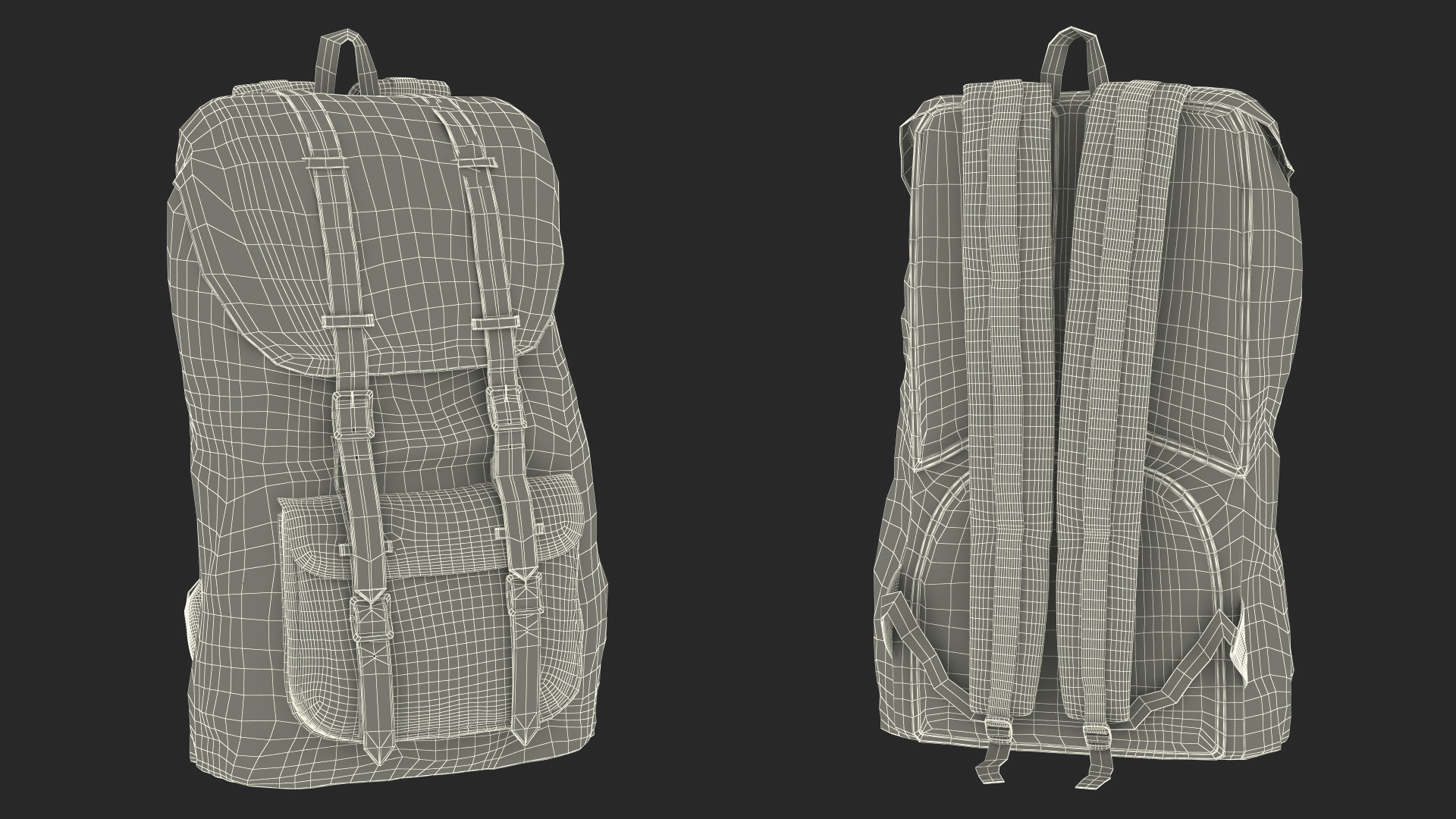 Classic Urban Backpack 3D