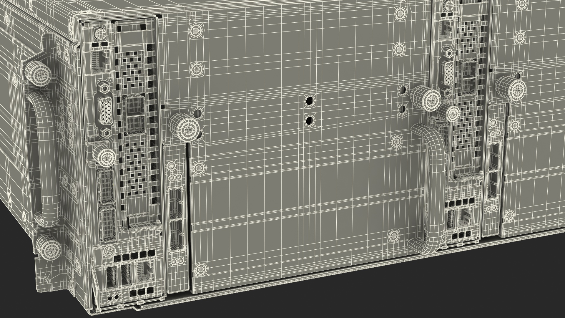 HPE Cloudline CL5200 Server Closed 3D model