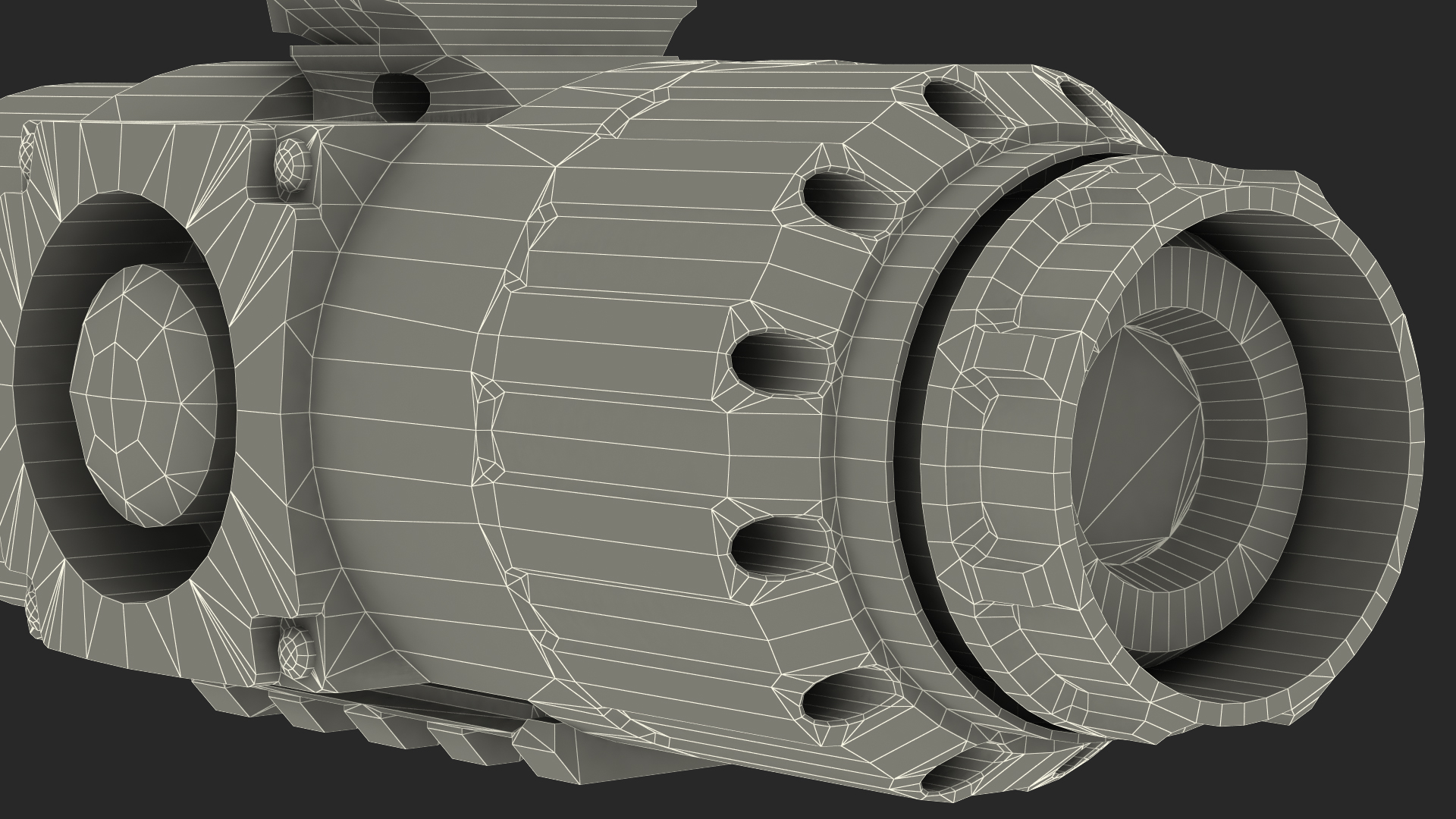 3D Thermal Weapon Scope Dirty