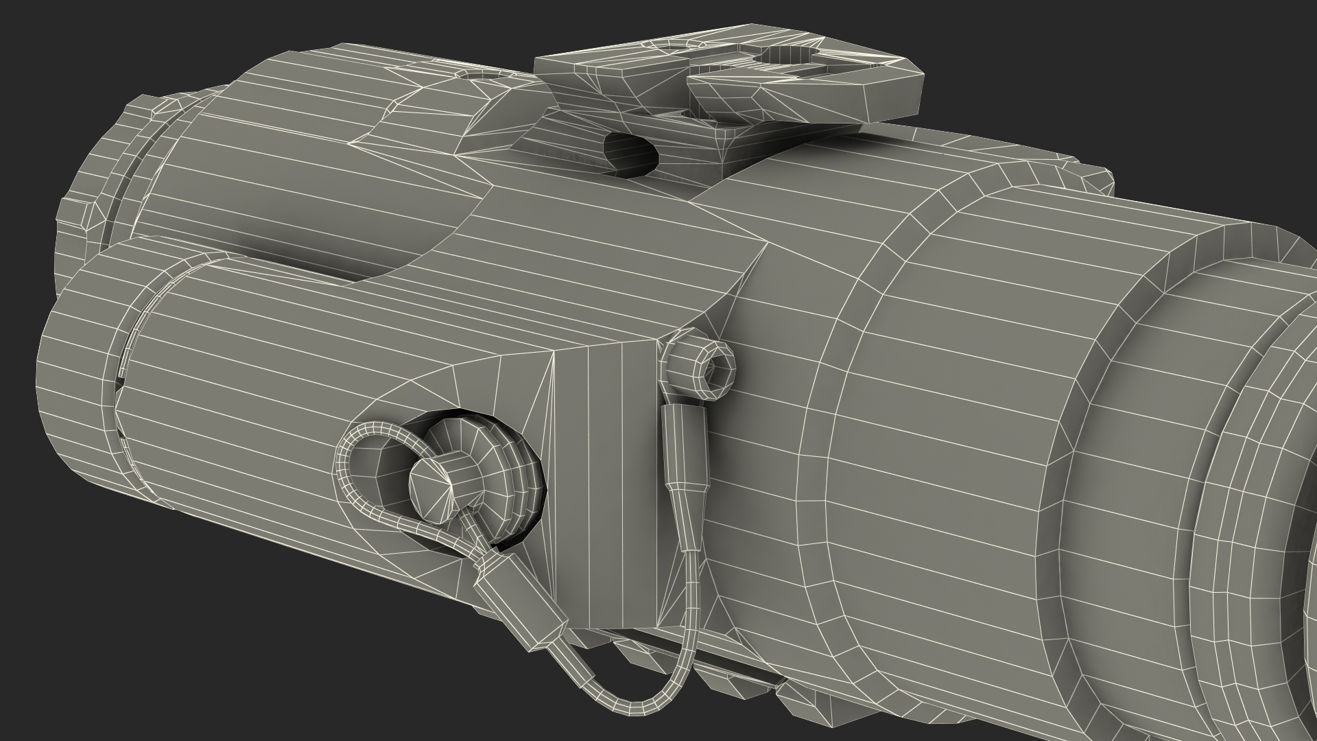 3D Thermal Weapon Scope Dirty