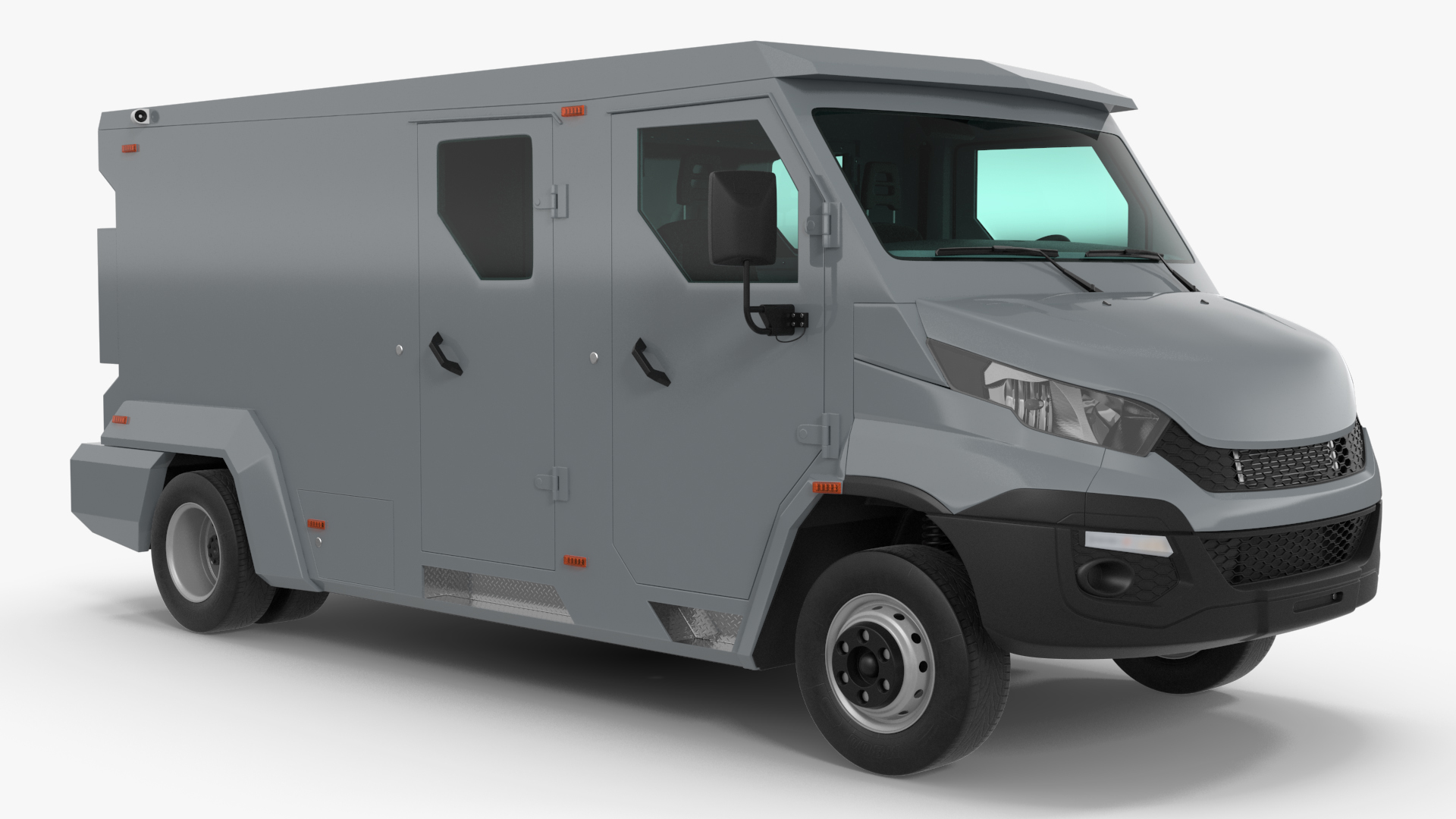 3D Armored Cash Transport Car