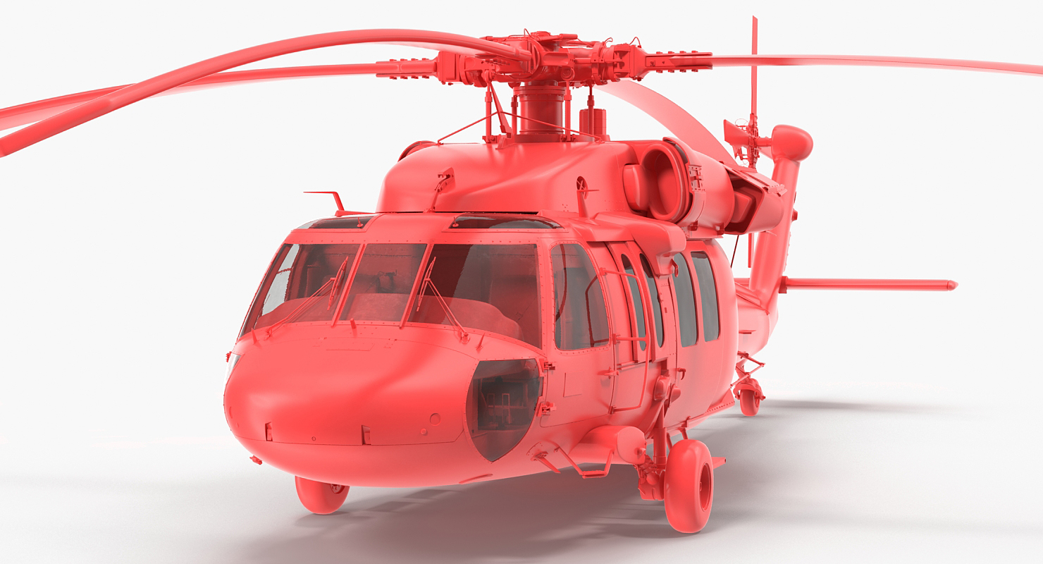 3D Sikorsky UH 60 Black Hawk US Military Utility Helicopter