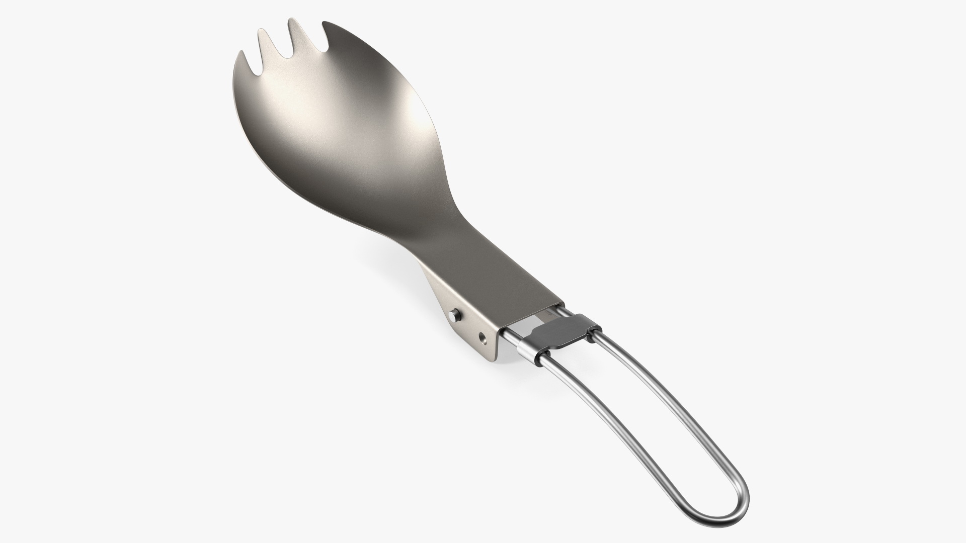 Foldable Spork 3D model