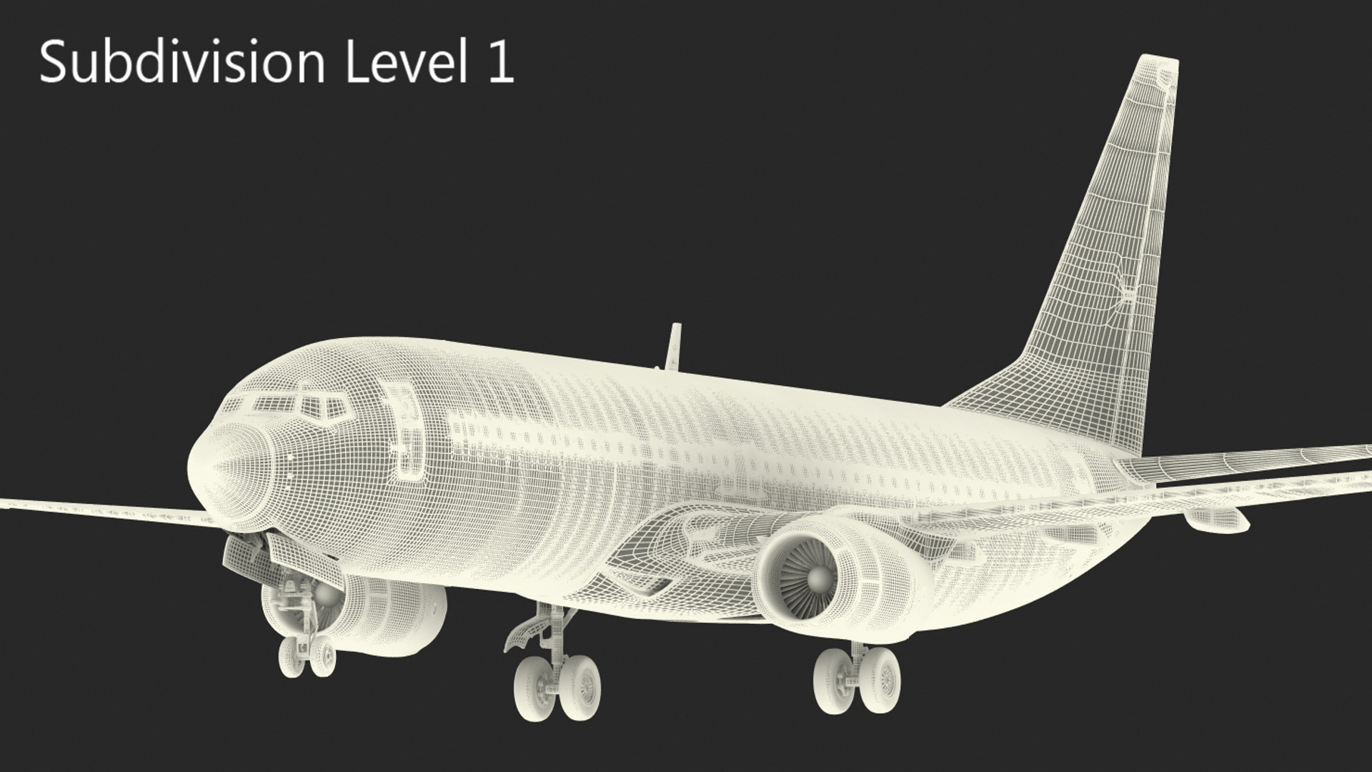 Southwest Airlines Boeing 737-800 with Interior Rigged 3D model