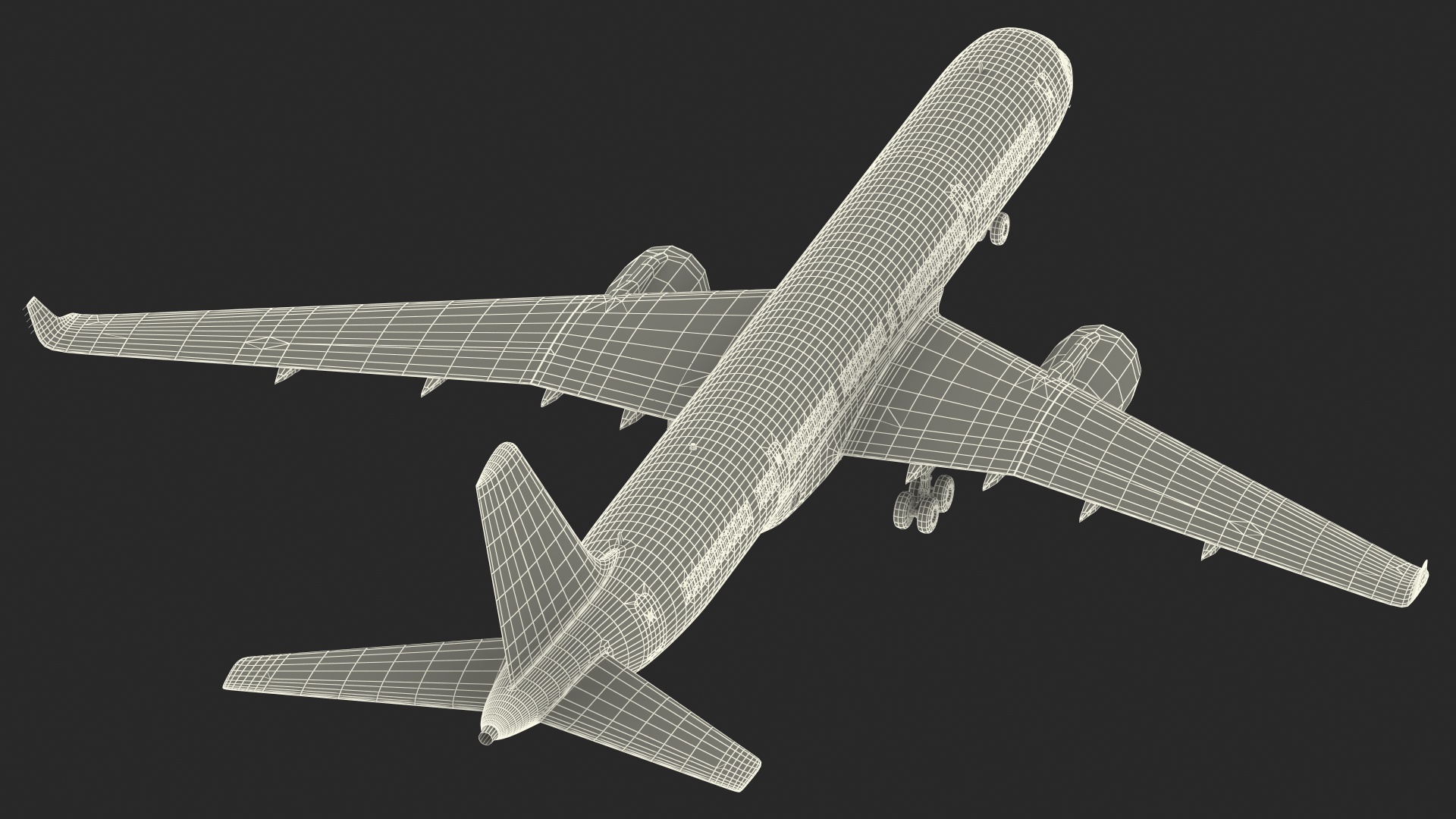 Narrow-Body Jet Airliner Blank Livery 3D