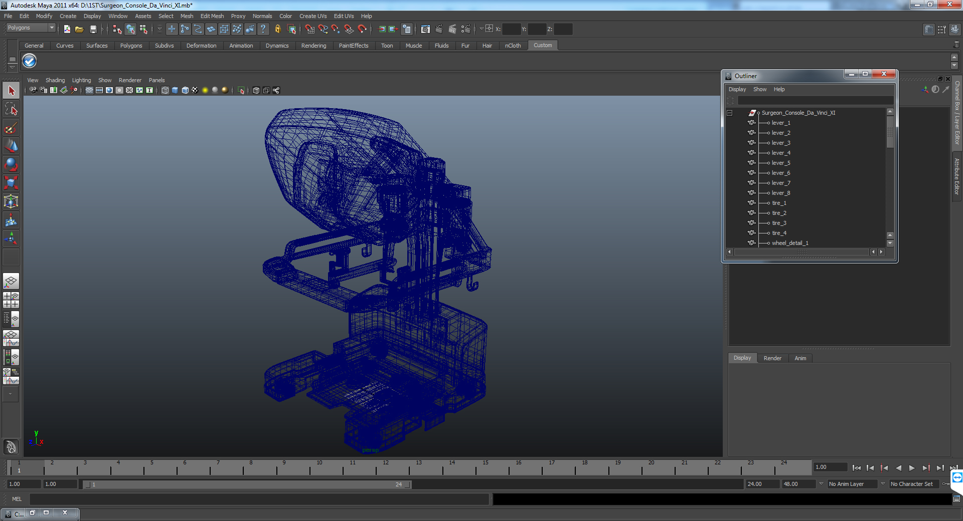 Surgeon Console Da Vinci XI 3D