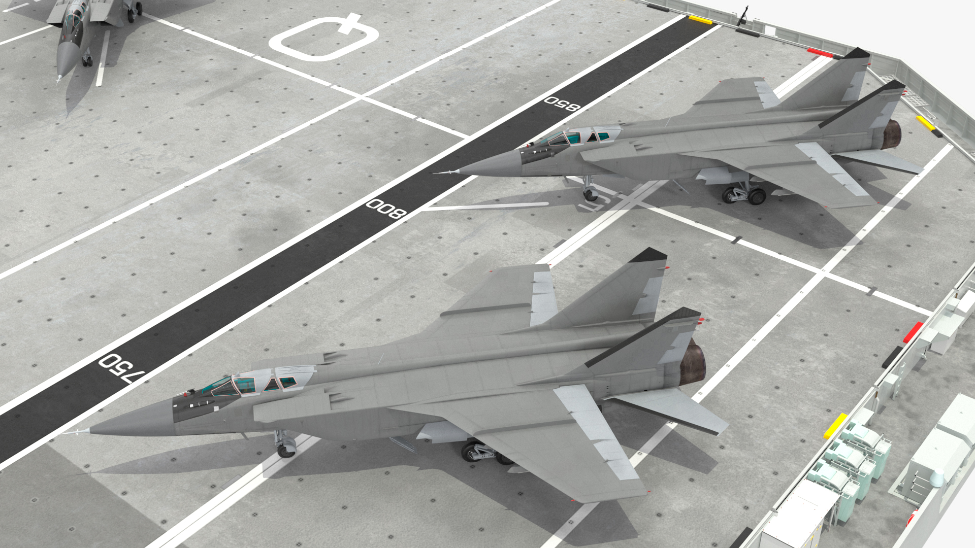 HMS Prince of Wales with Military Aircraft 3D