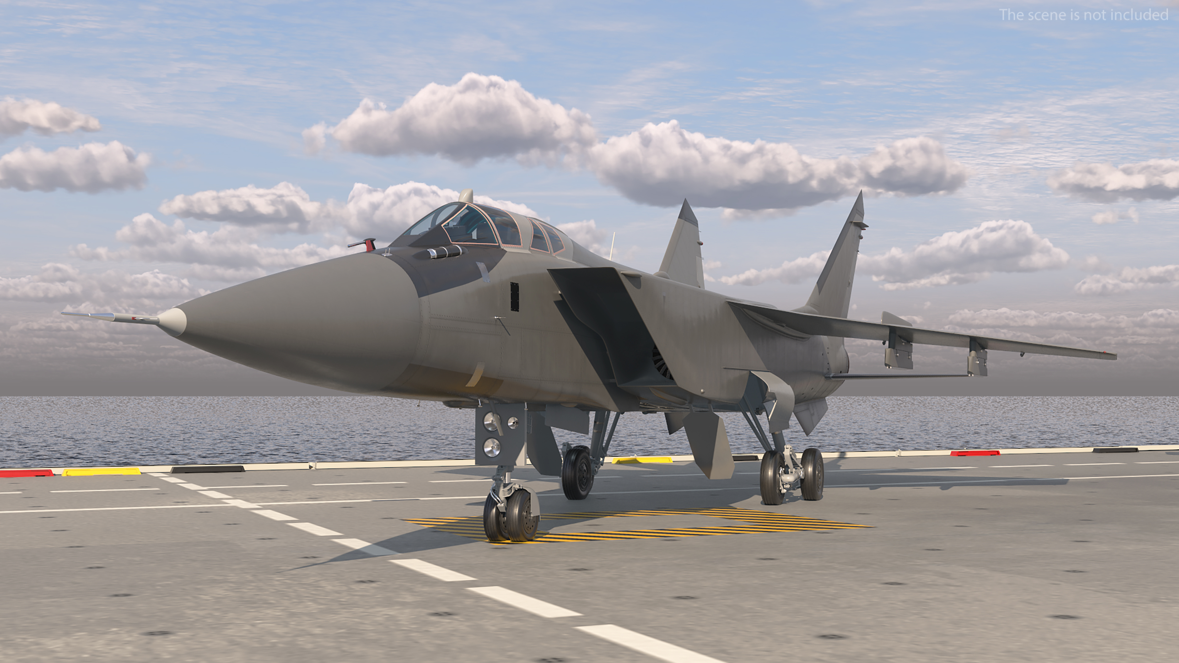 HMS Prince of Wales with Military Aircraft 3D