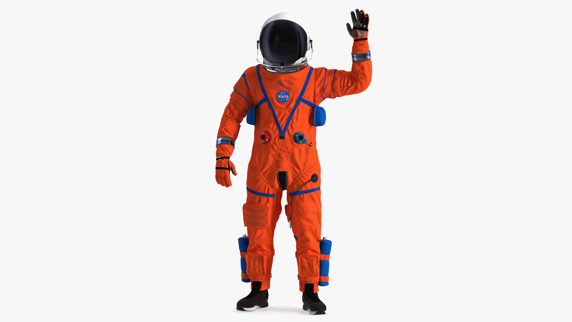 OCSS Spacesuit Astronaut Greetings Pose 3D model