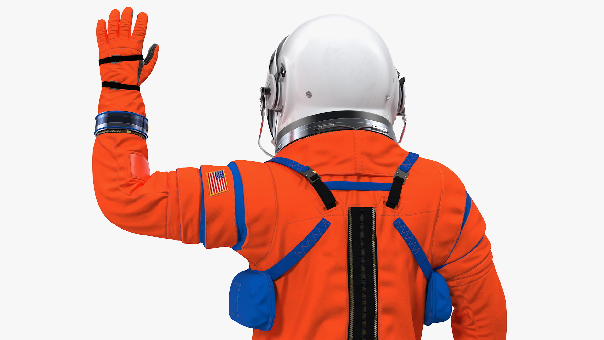 OCSS Spacesuit Astronaut Greetings Pose 3D model