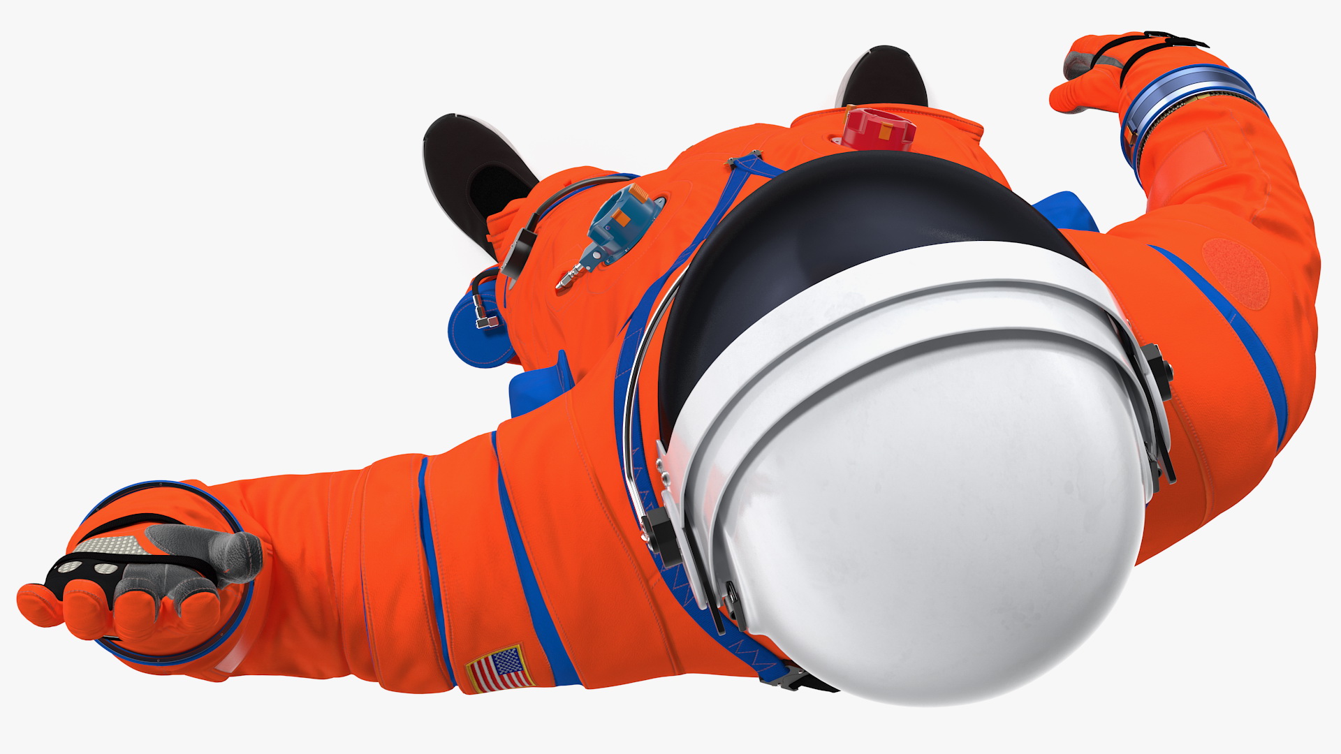 OCSS Spacesuit Astronaut Greetings Pose 3D model