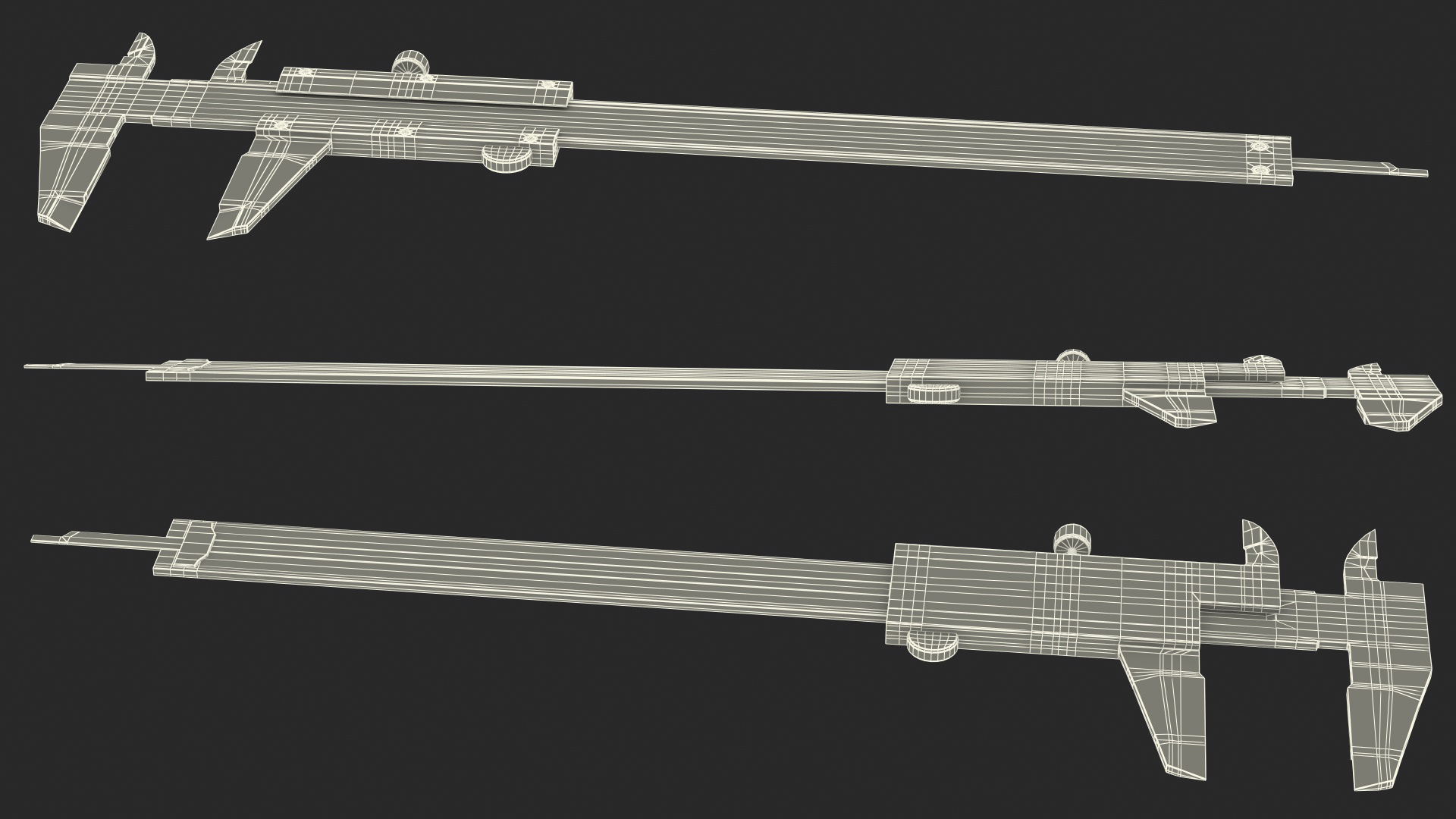 Spurtar Steel Vernier Caliper 3D model