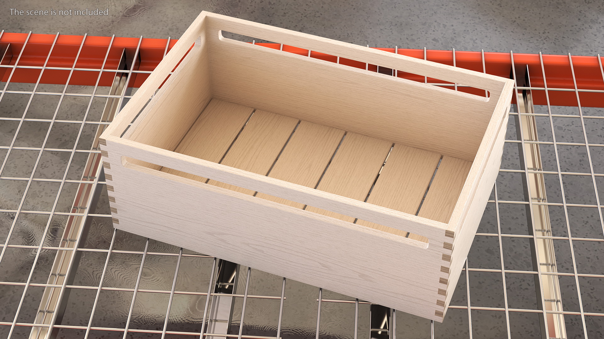 3D model Stacking Crate h16cm