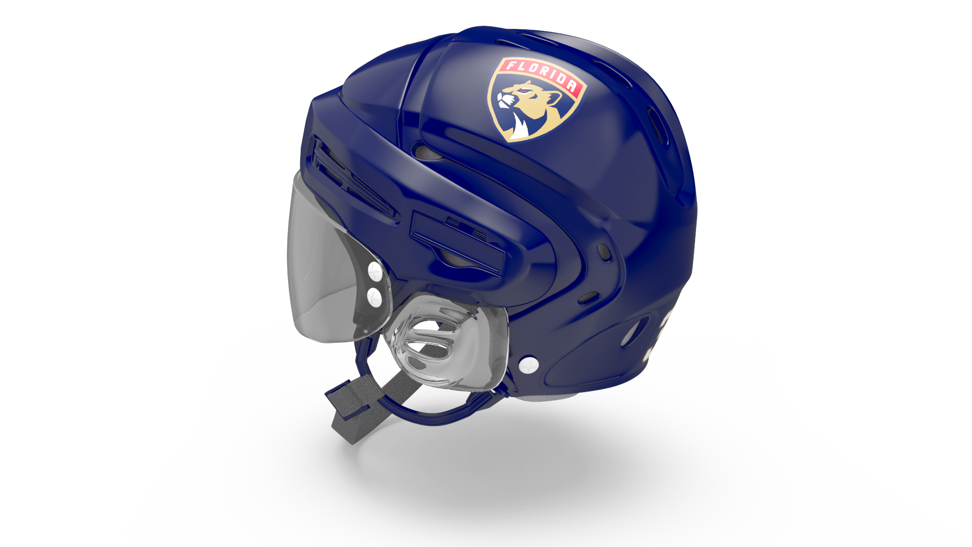 3D model Hockey Helmet Florida Panthers