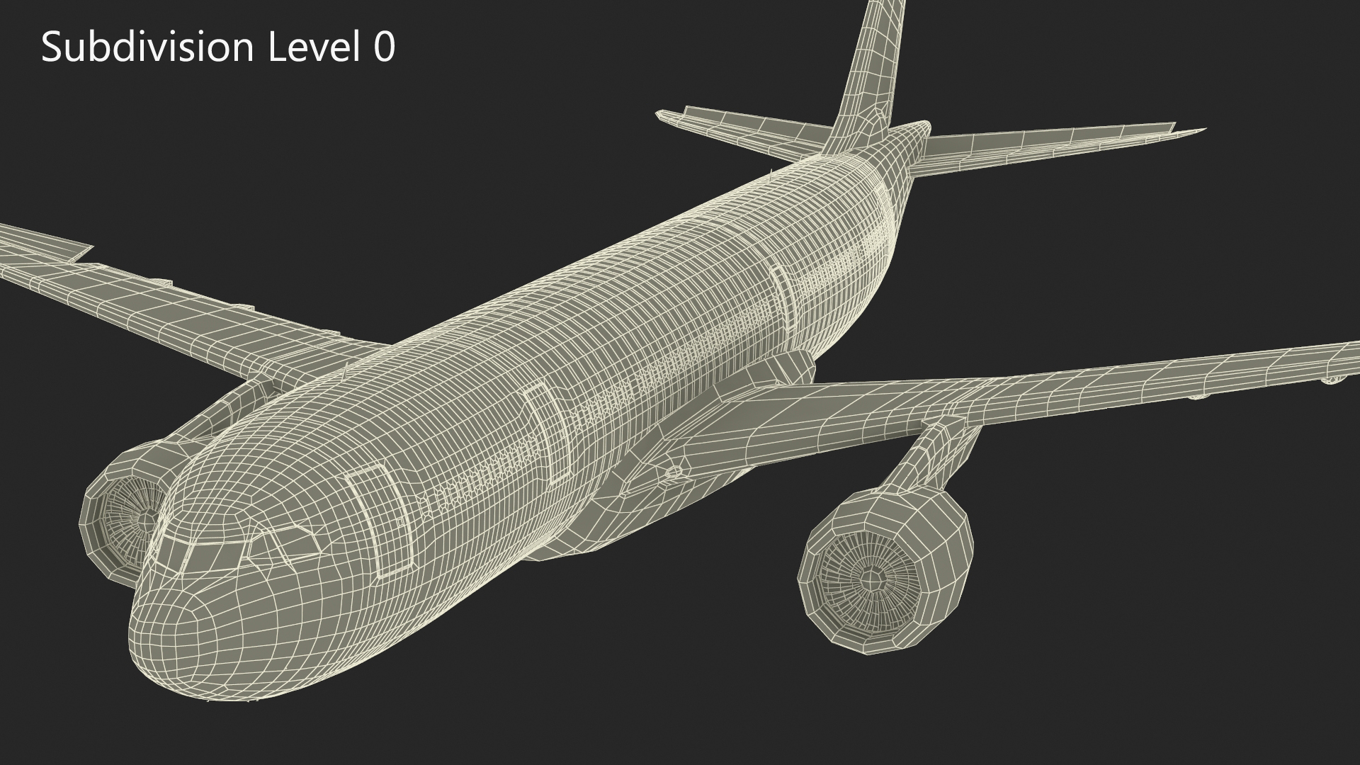 Emirates Airline Commercial Aircraft Airbus A330-200 Rigged 3D model