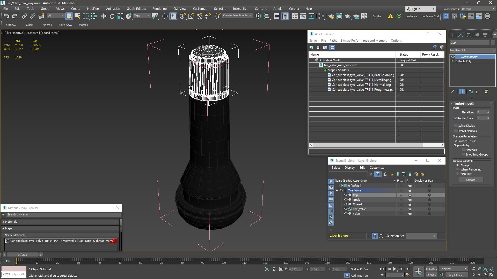 3D model Tire Valve