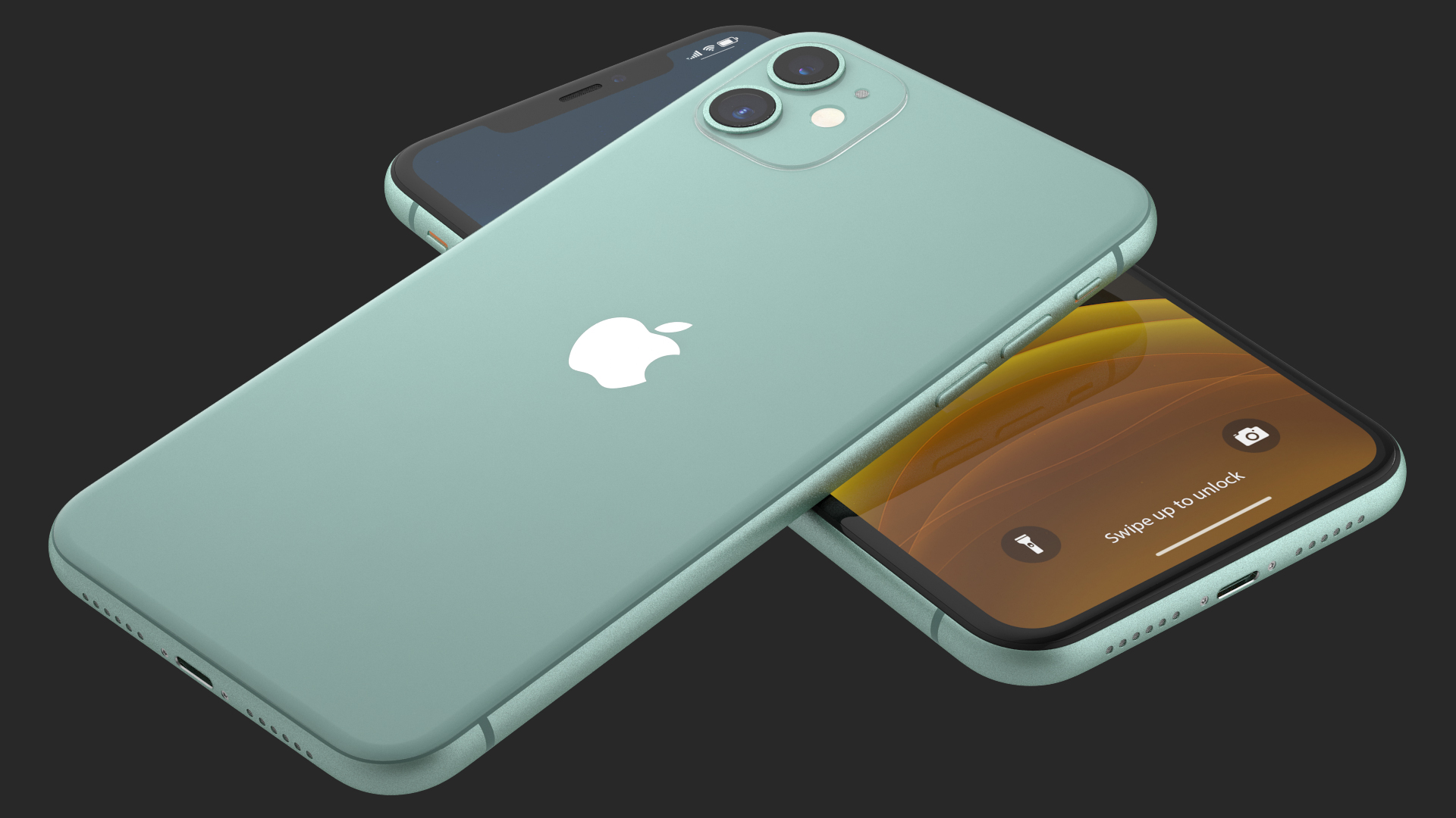 3D model iPhone 11 Green