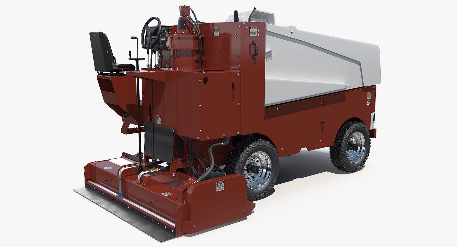 3D Ice Resurfacing Machine model