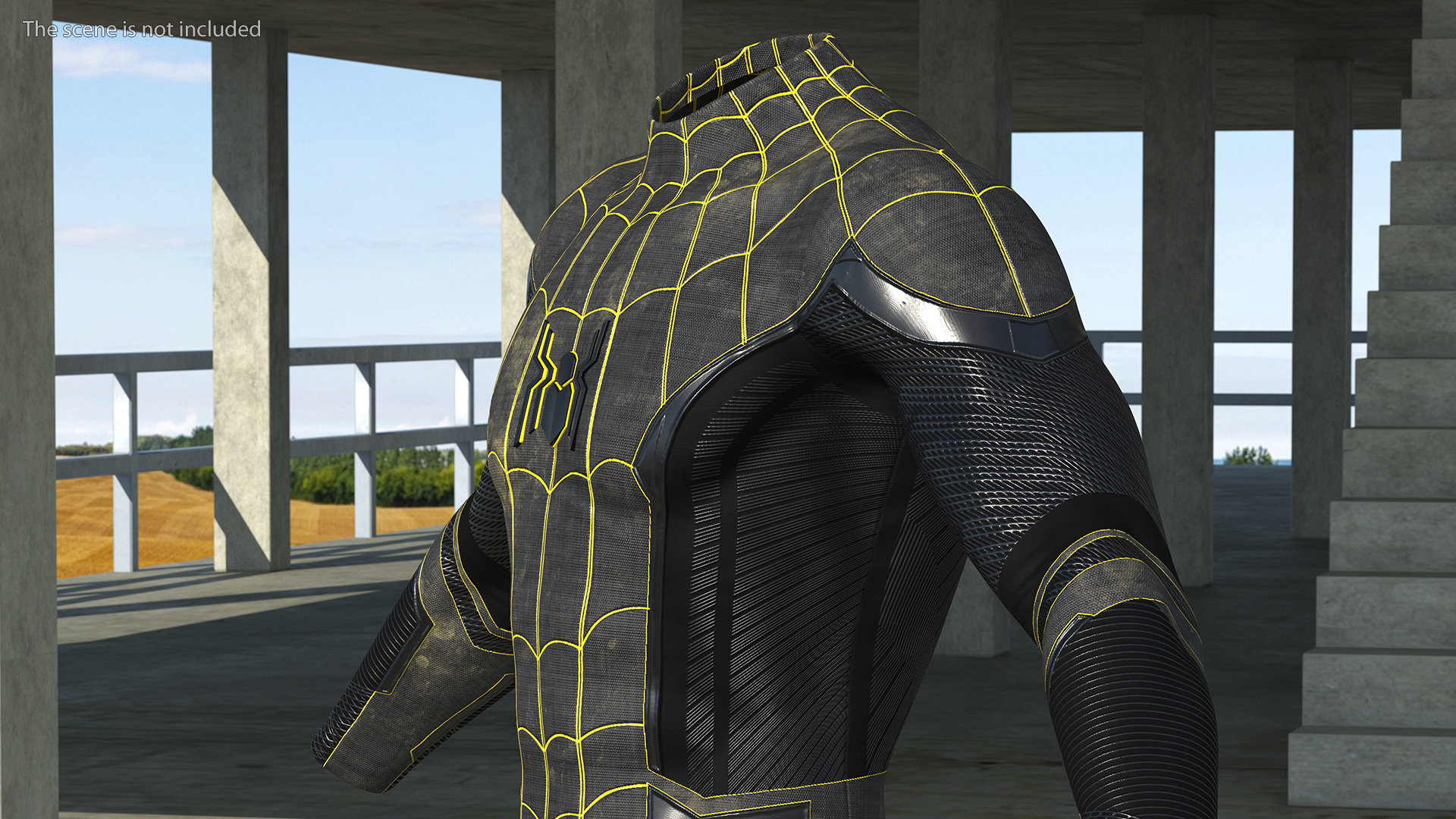 3D model Spiderman Black Suit