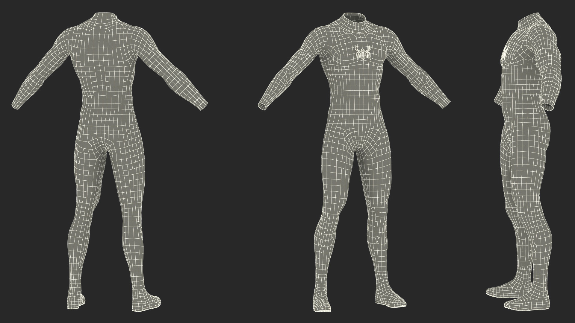 3D model Spiderman Black Suit