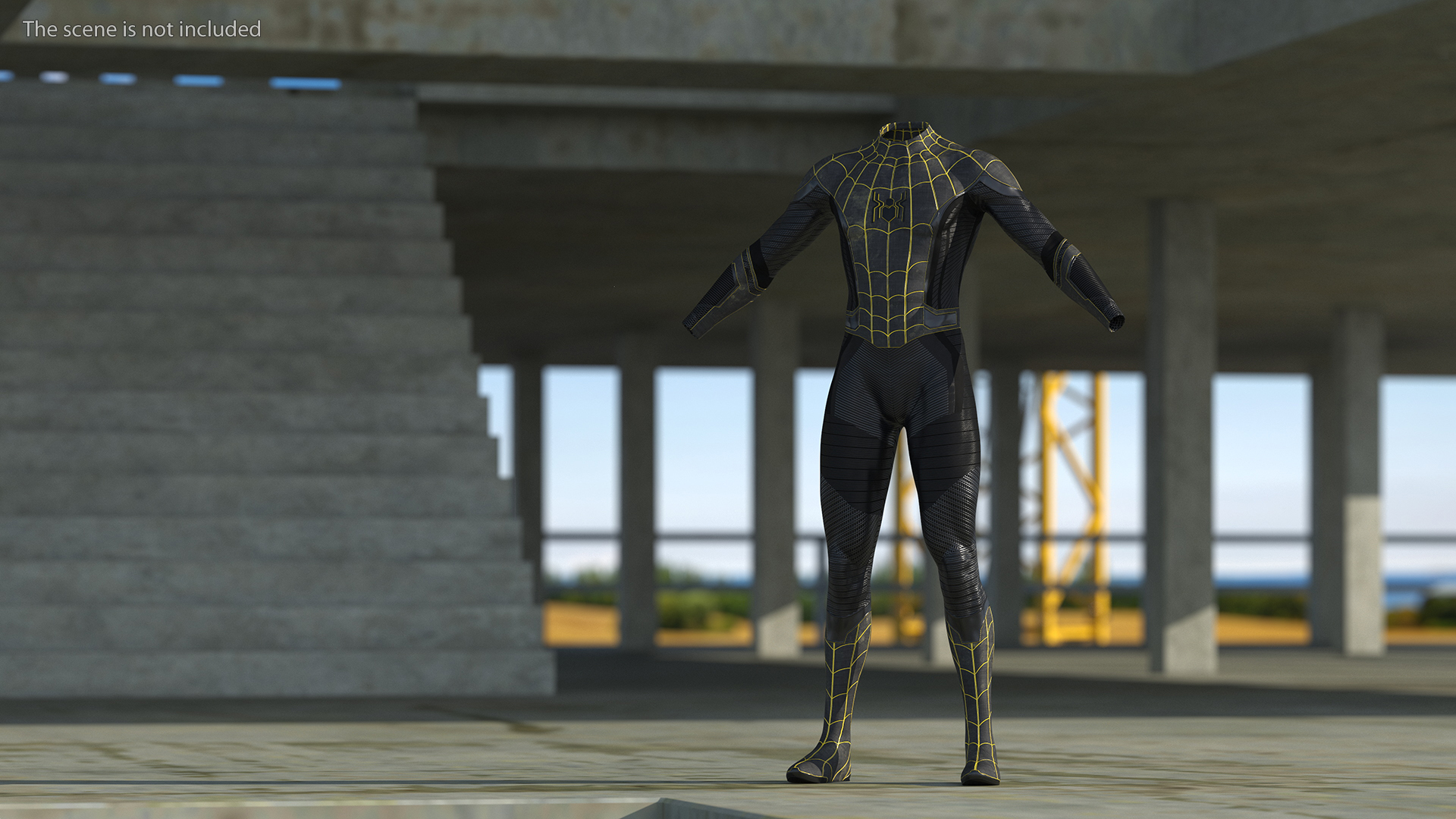 3D model Spiderman Black Suit